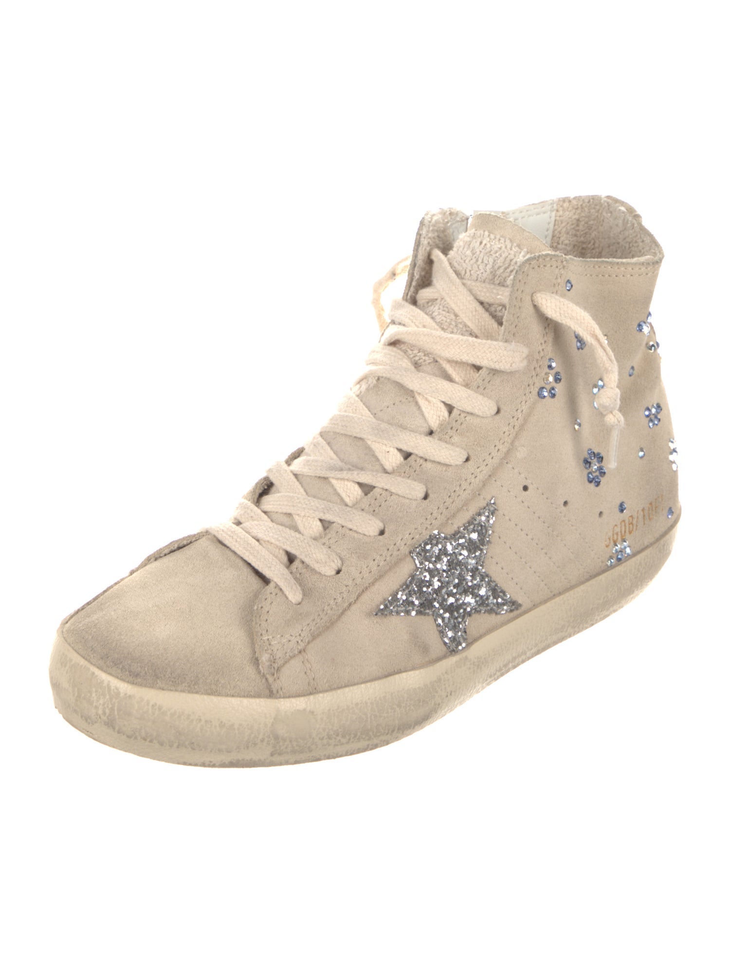Golden Goose Suede Printed Sneakers