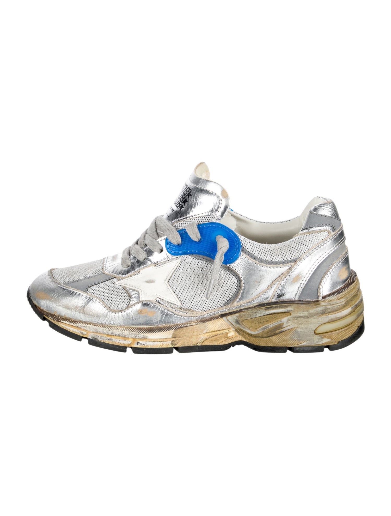 Golden Goose Leather Printed Chunky Sneakers