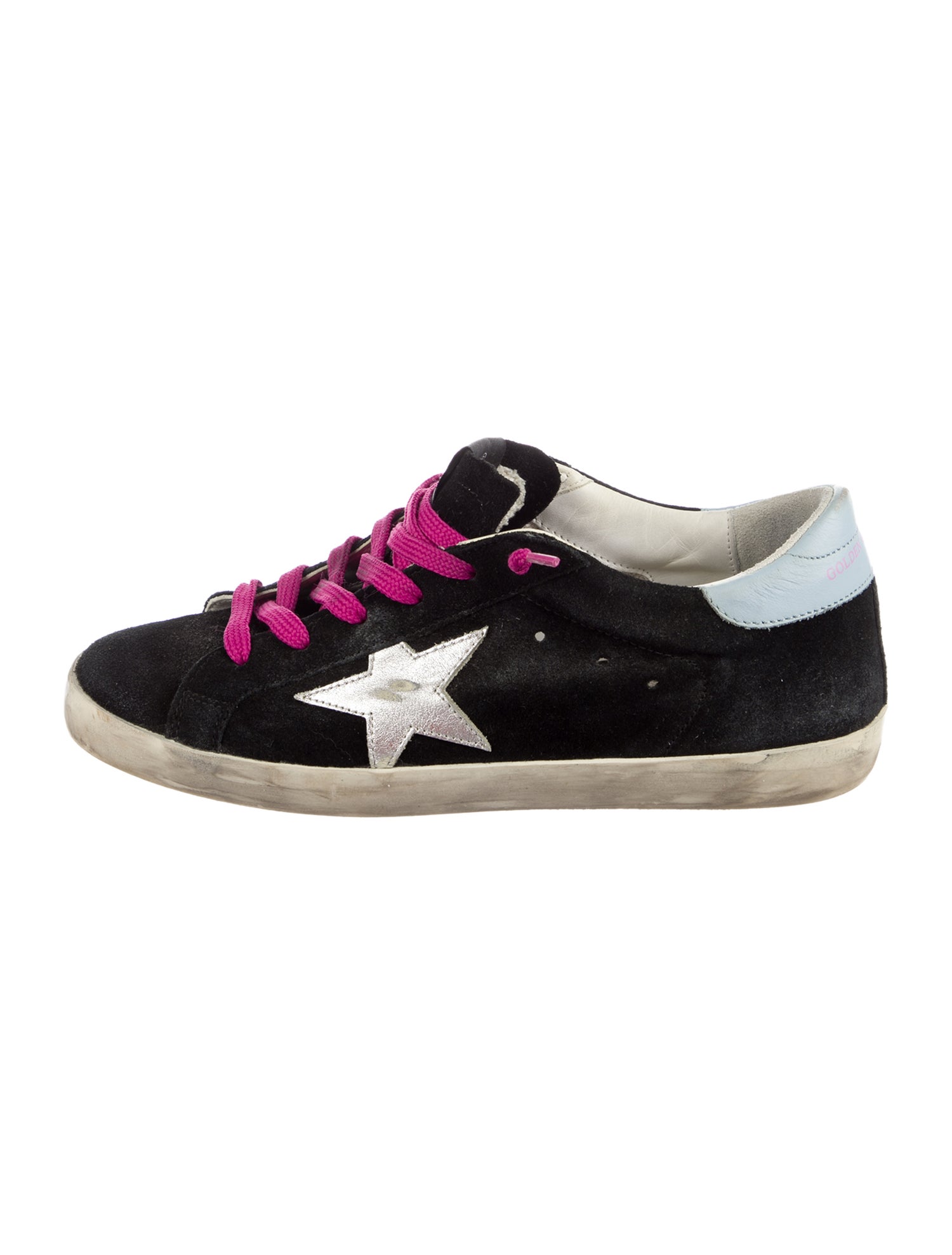 Golden Goose Suede Printed Sneakers