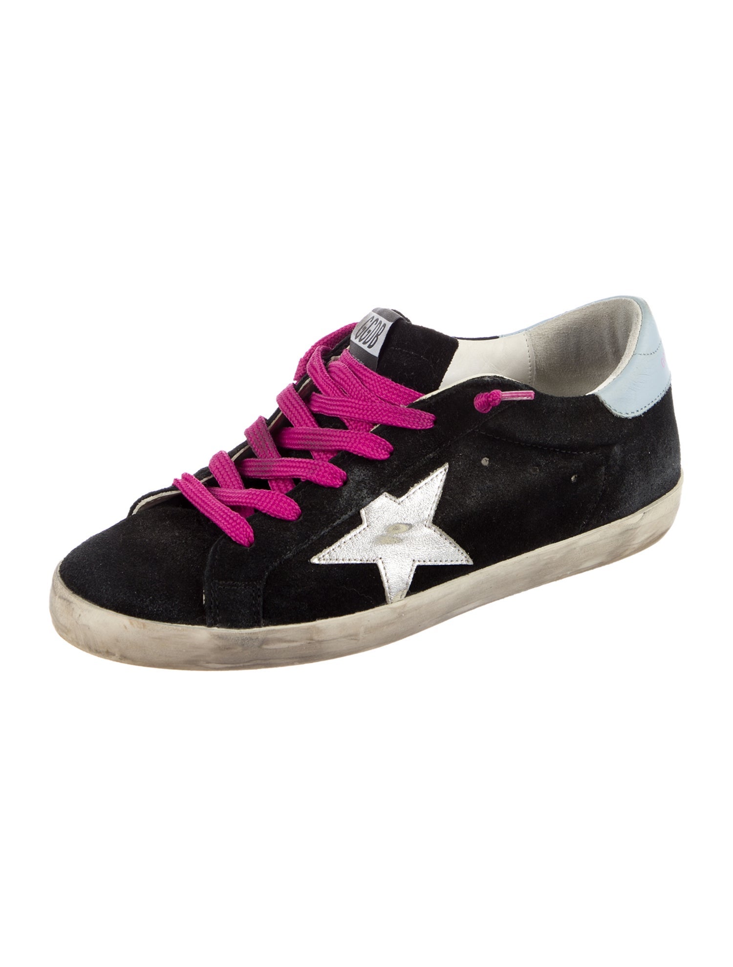 Golden Goose Suede Printed Sneakers