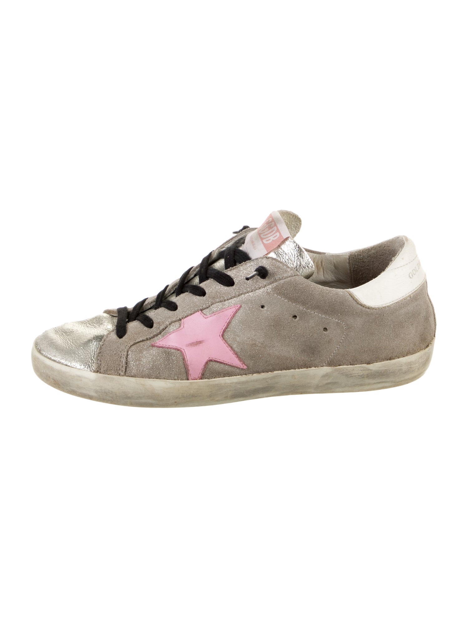 Golden Goose Suede Printed Sneakers