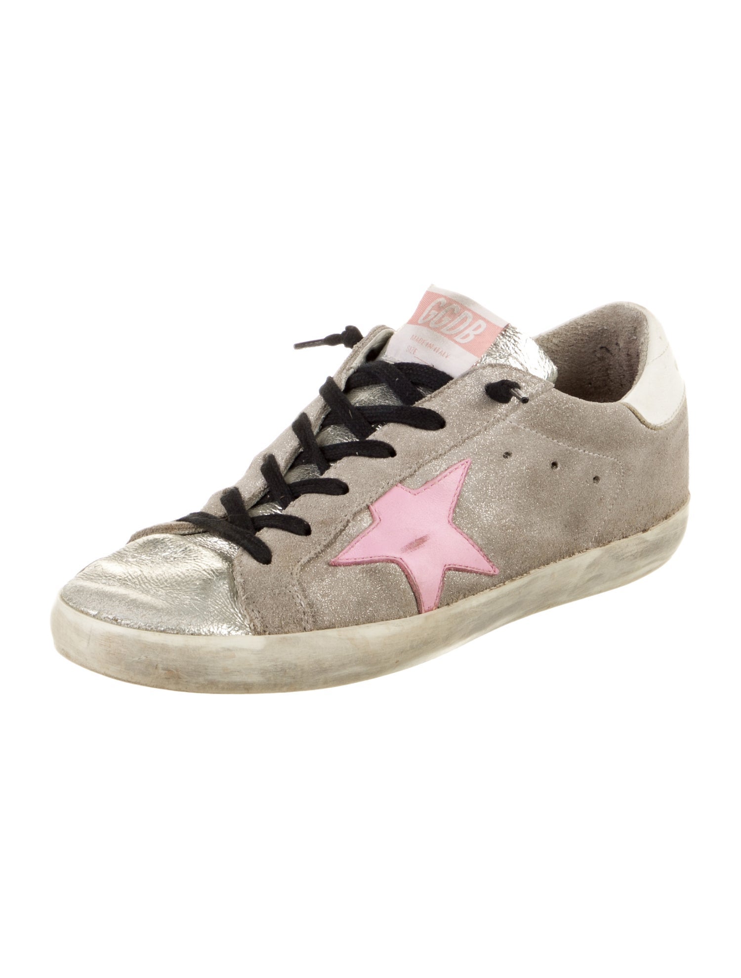 Golden Goose Suede Printed Sneakers