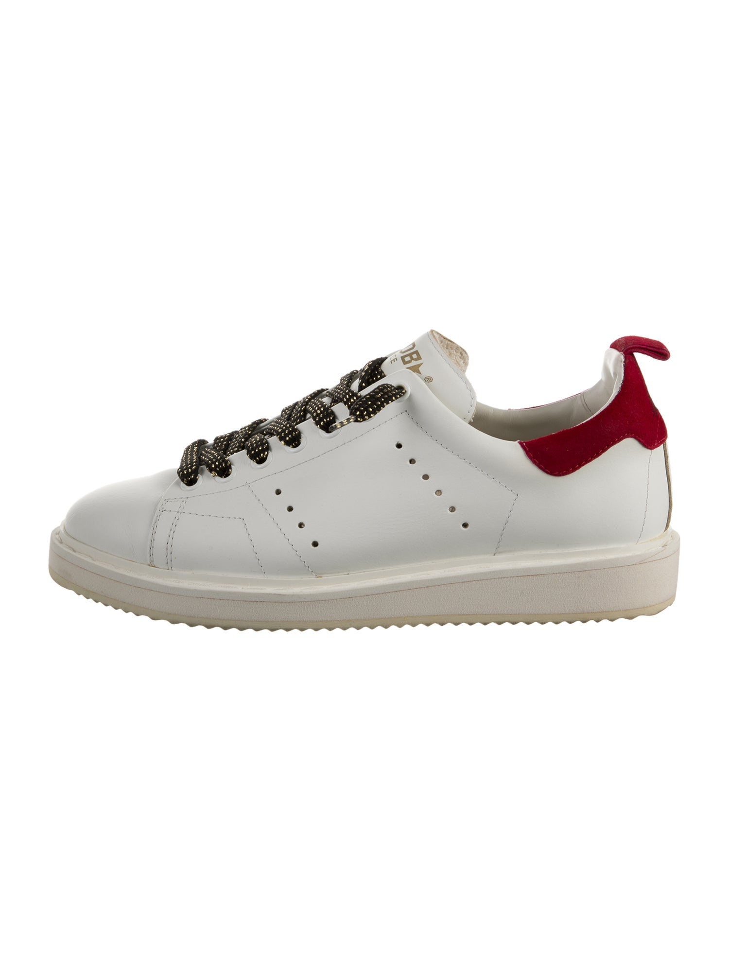 Golden Goose Leather Leather Trim Embellishment Sneakers
