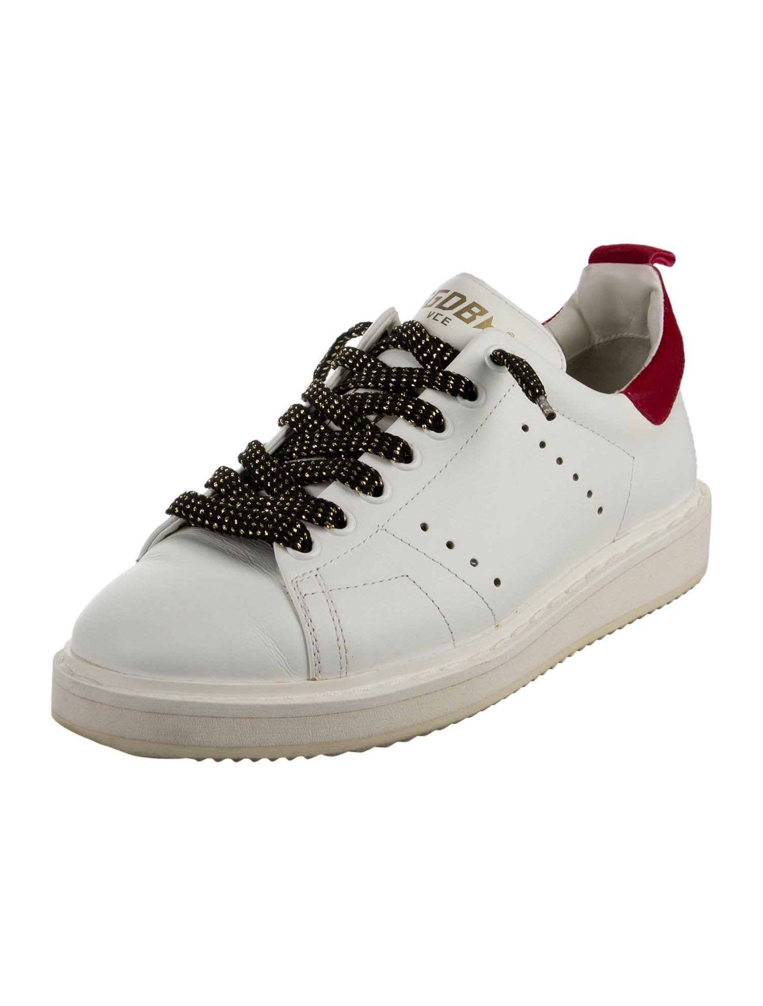 Golden Goose Leather Leather Trim Embellishment Sneakers