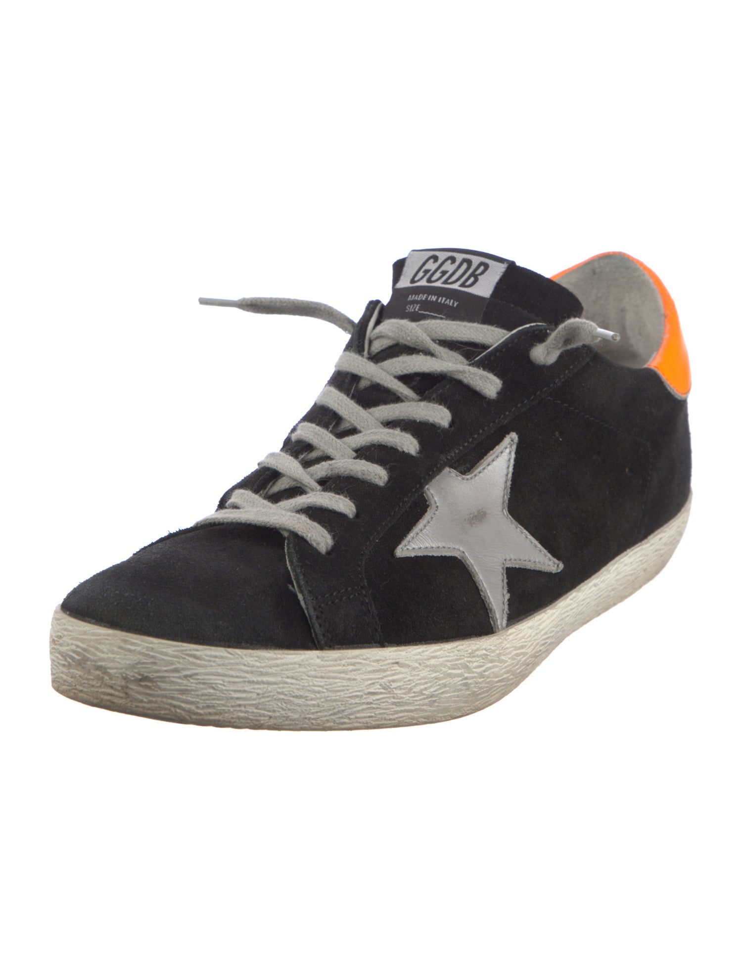 Golden Goose Suede Graphic Print Sneakers