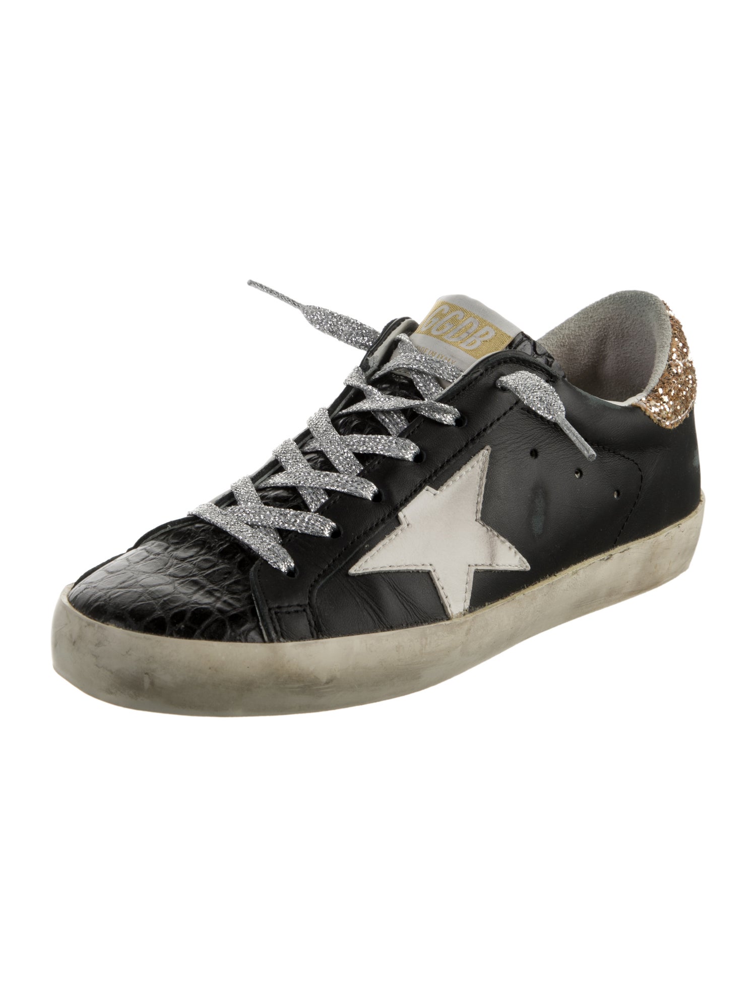 Golden Goose Suede Printed Sneakers