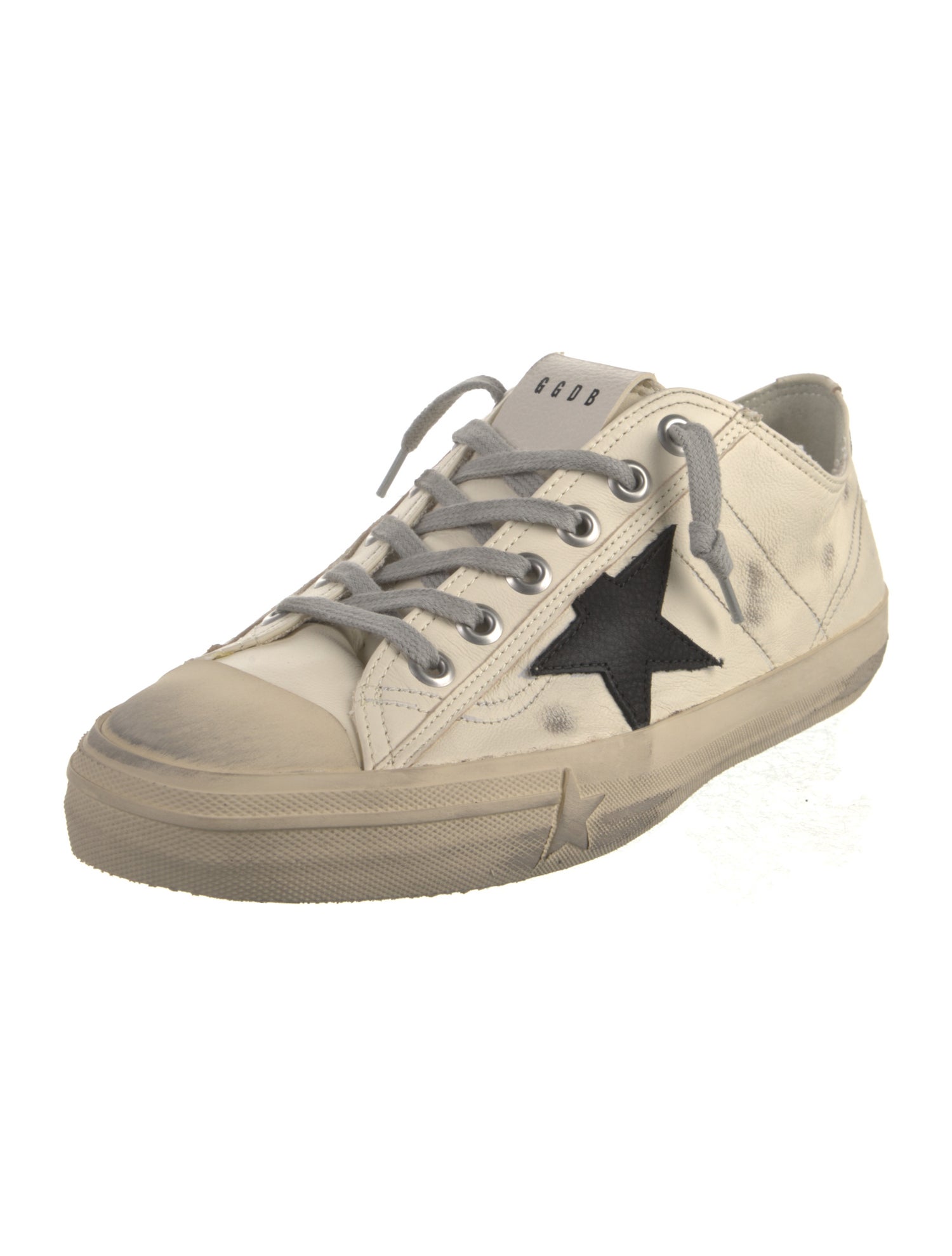 Golden Goose Leather Printed Sneakers