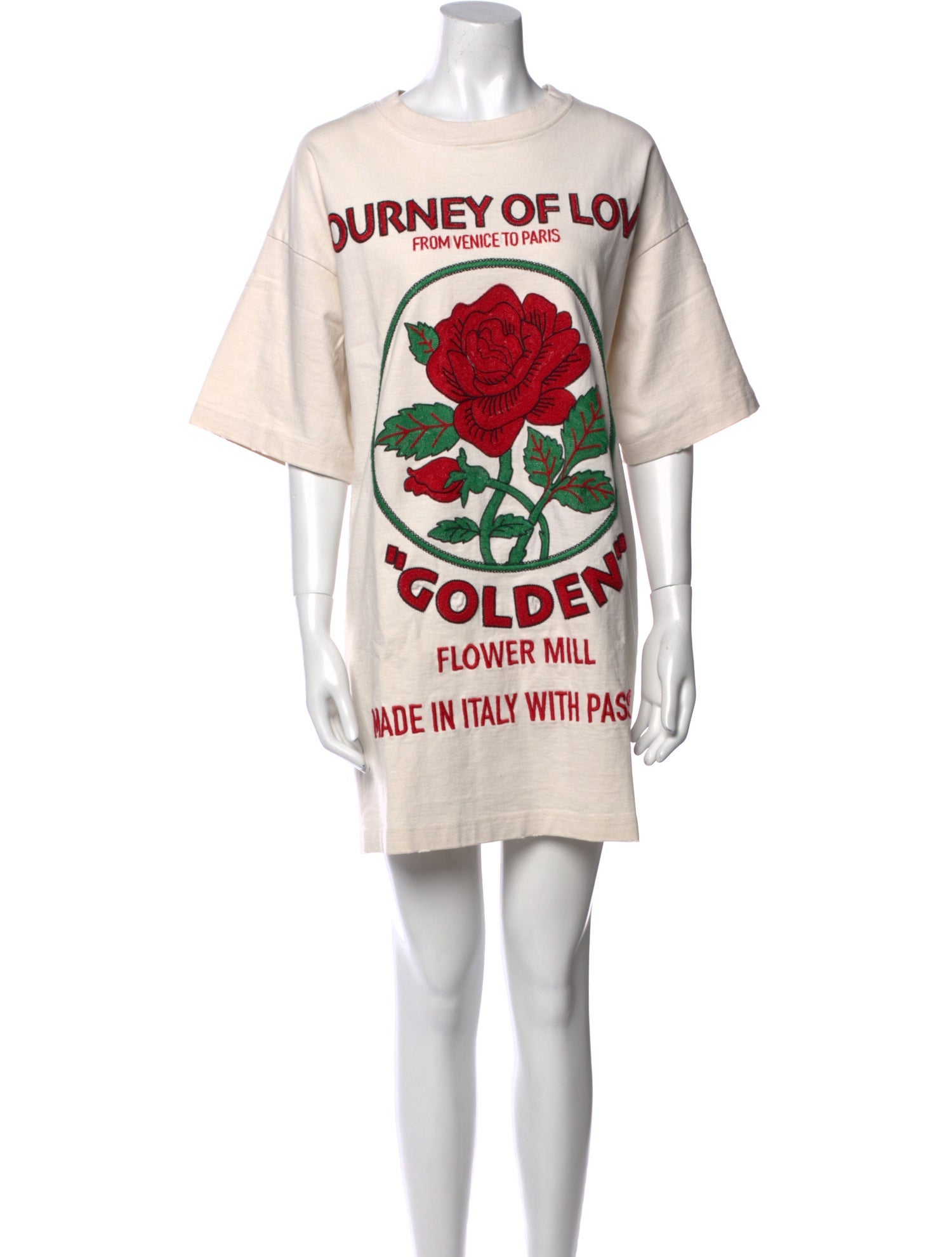 Golden Goose Graphic Print Crew Neck T-Shirt