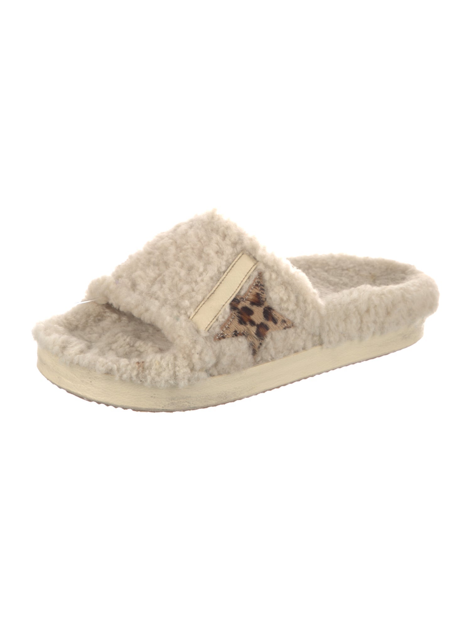 Golden Goose Shearling Slides