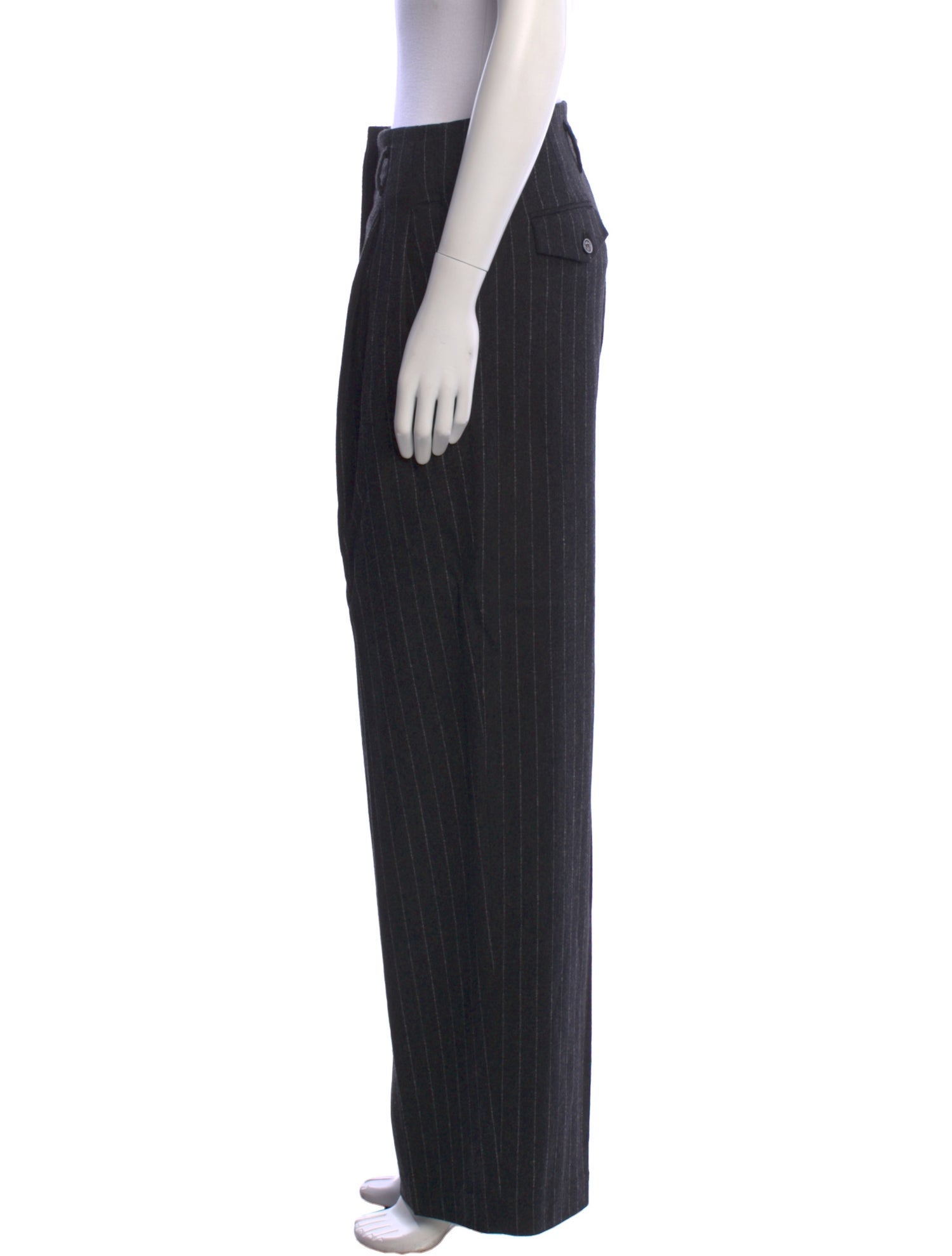 Golden Goose Striped Wide Leg Pants