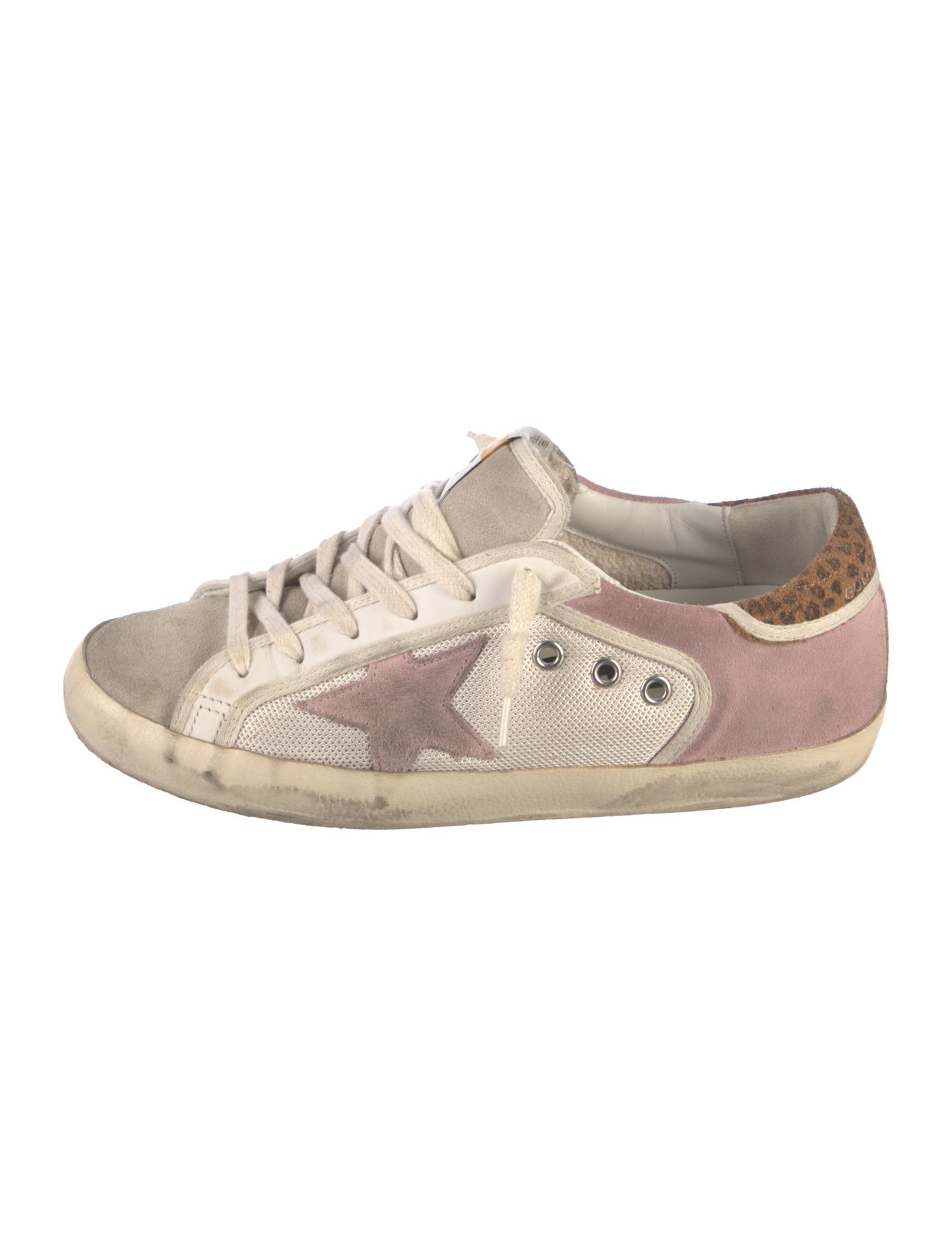 Golden Goose Suede Printed Sneakers