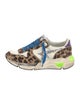 Golden Goose Ponyhair Animal Print Sneakers
