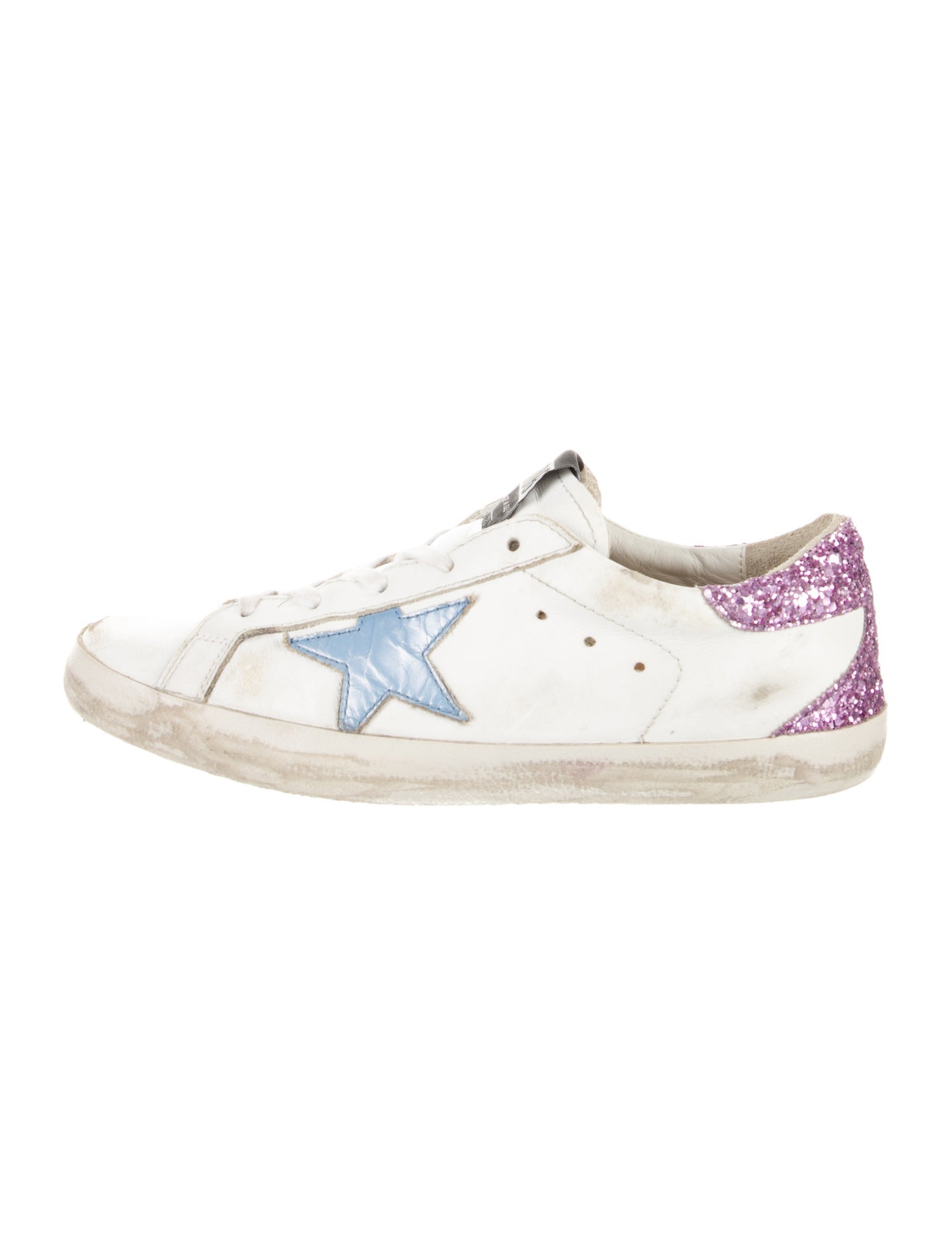 Golden Goose Girls' Leather Low Top Sneakers