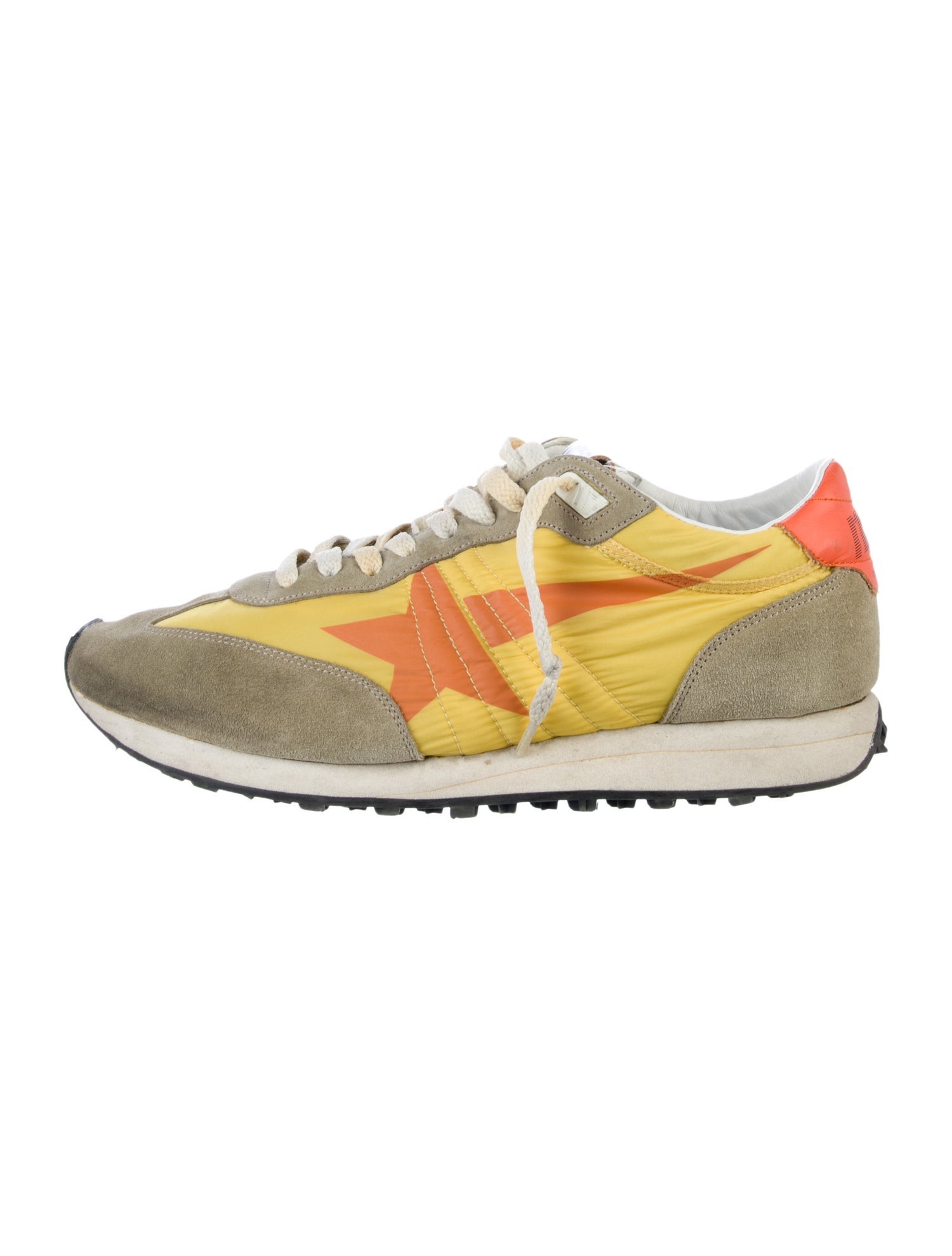 Golden Goose Nylon Printed Athletic Sneakers