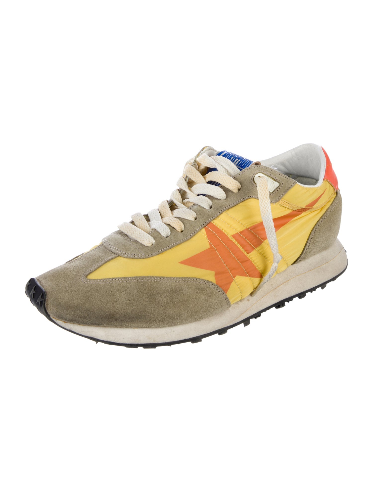 Golden Goose Nylon Printed Athletic Sneakers
