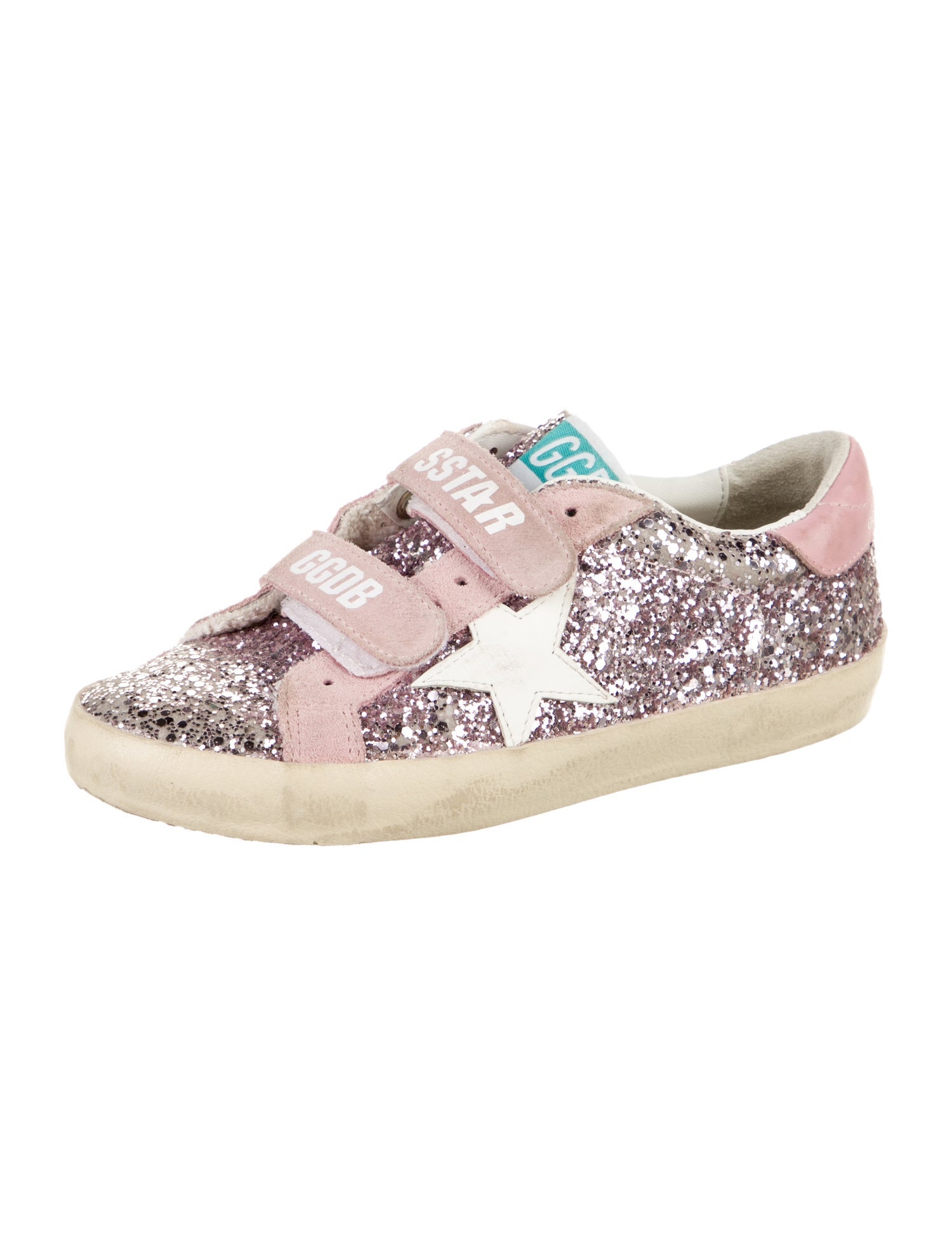 Golden Goose Girls' Glitter Superstar Sneakers