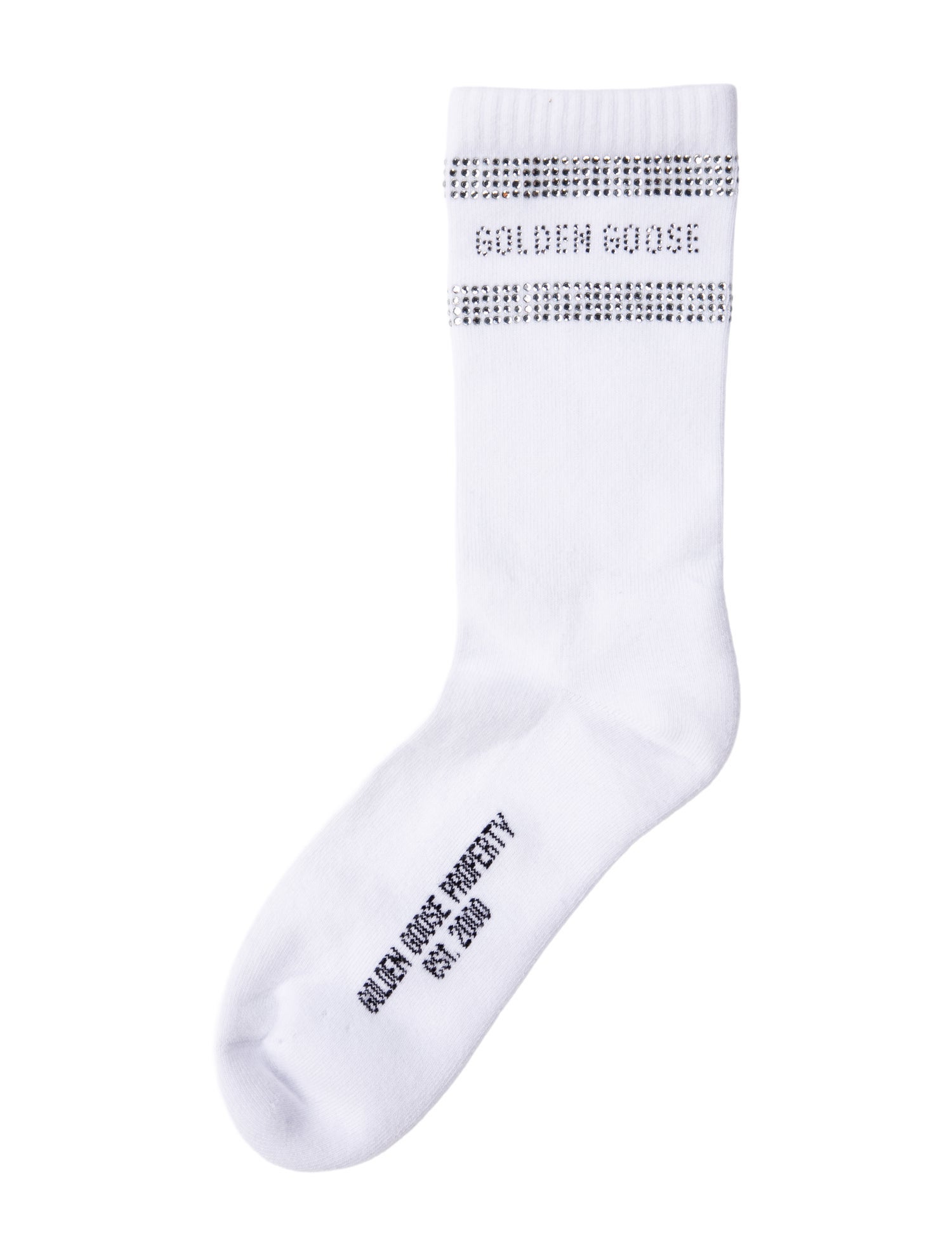 Golden Goose Crystal Logo Socks