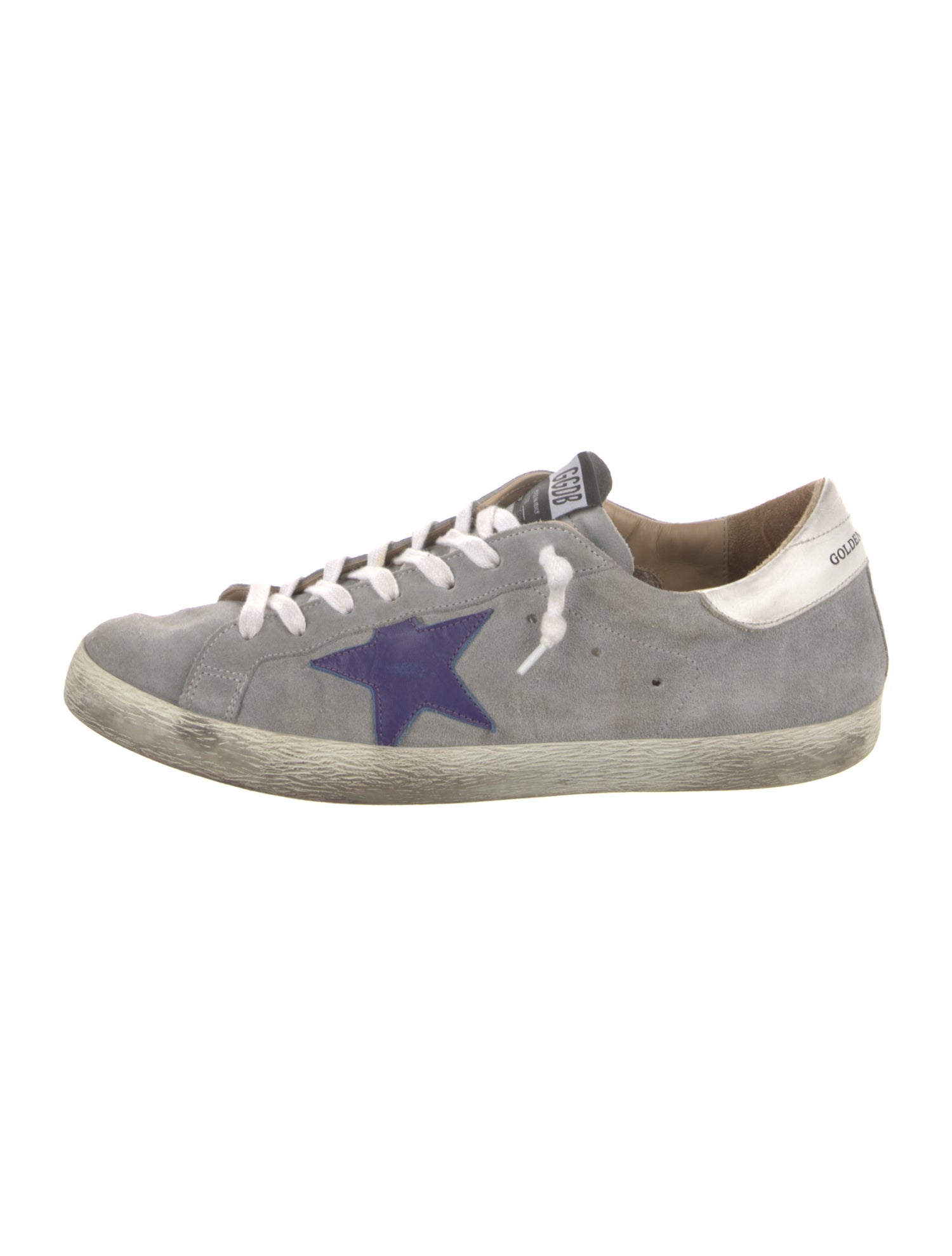 Golden Goose Suede Graphic Print Sneakers
