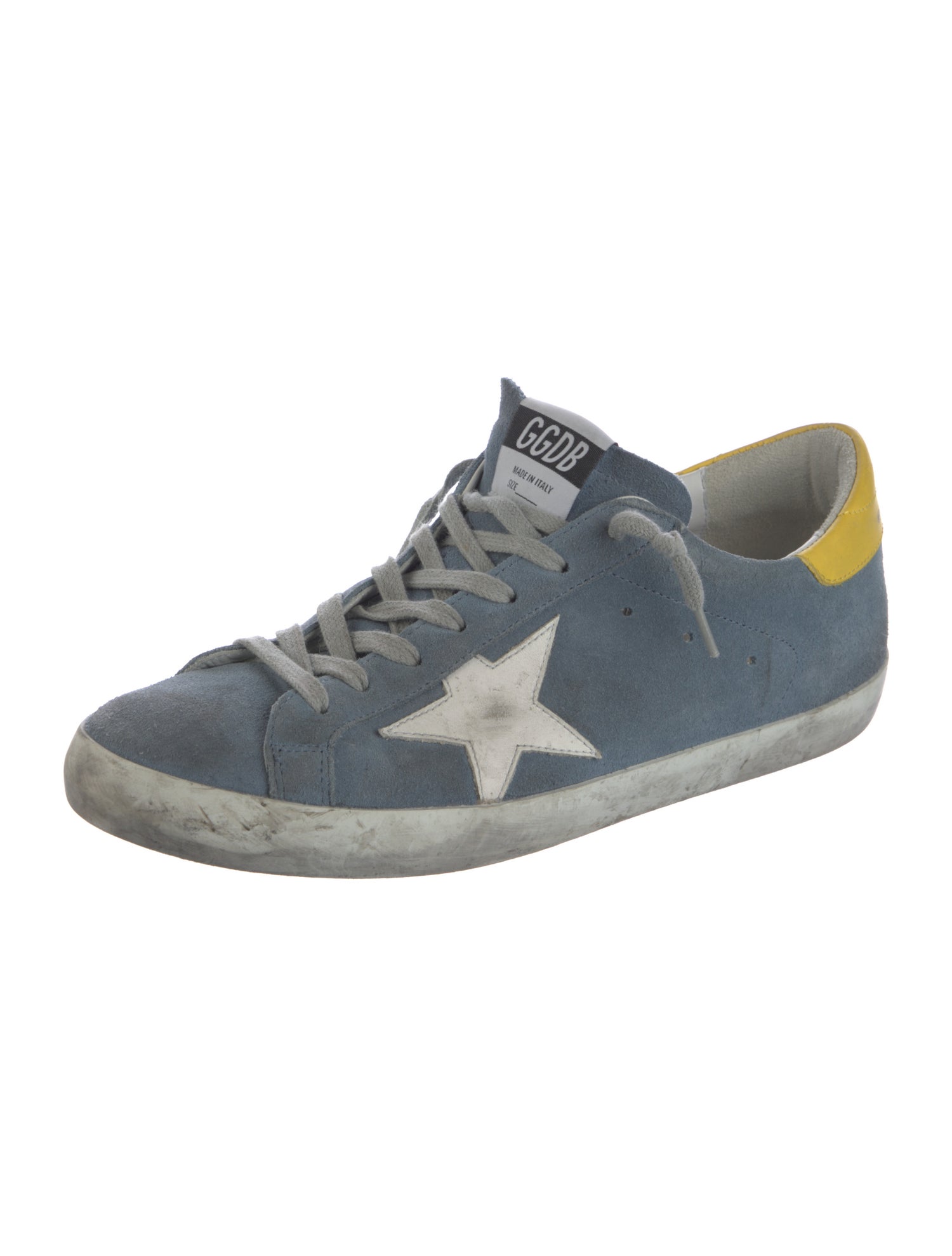 Golden Goose Suede Distressed Accents Sneakers