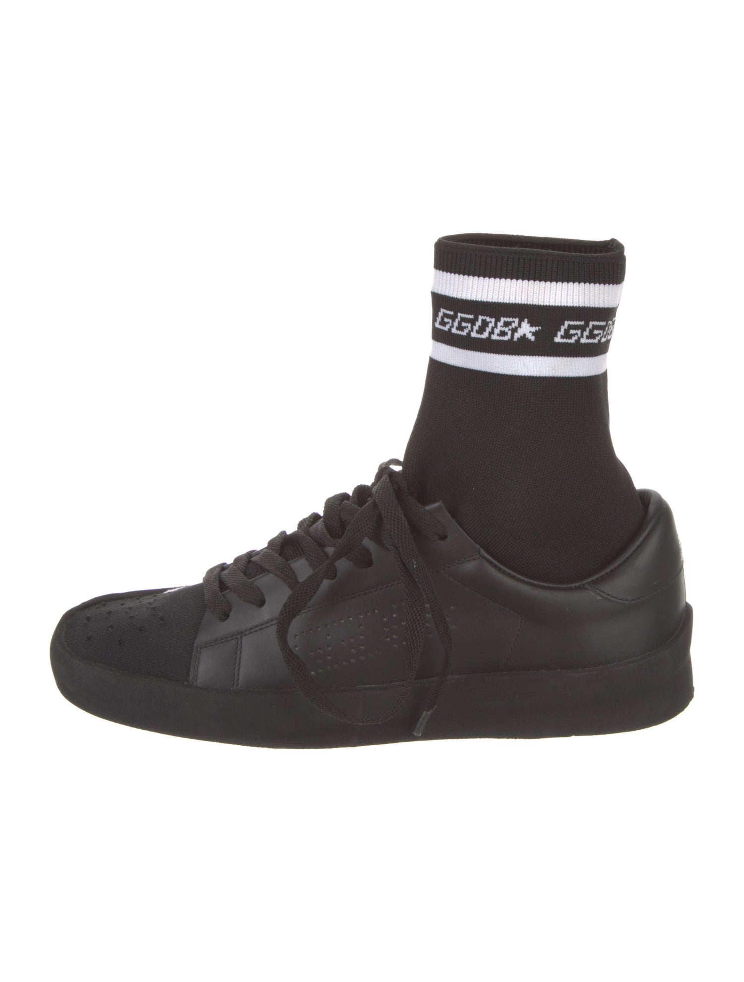 Golden Goose Leather Sock Sneakers