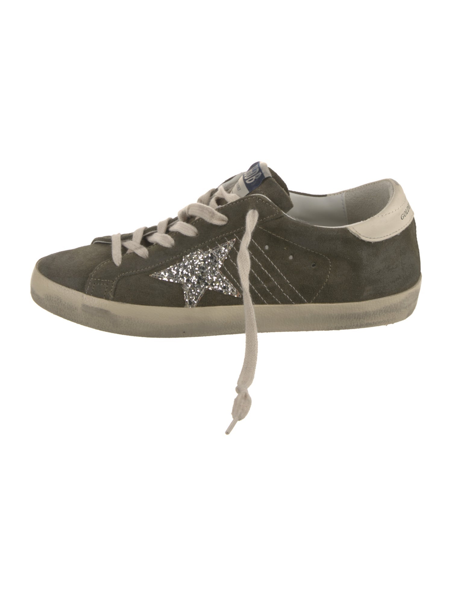 Golden Goose Suede Printed Sneakers