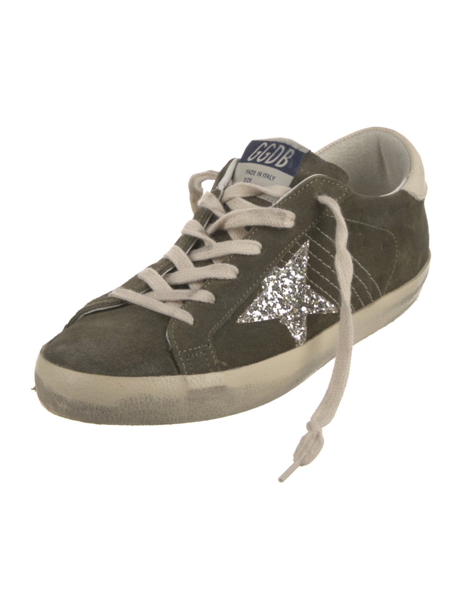 Golden Goose Suede Printed Sneakers
