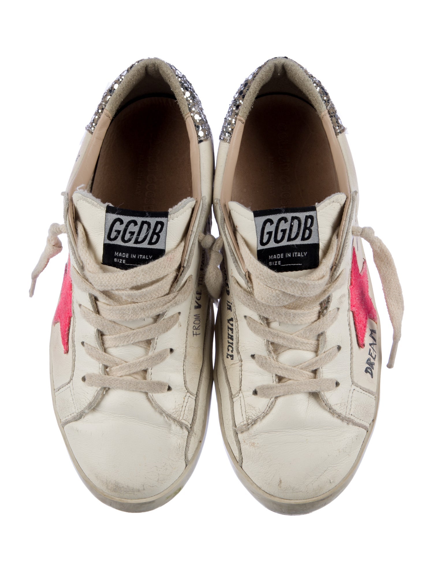 Golden Goose Girls' Print Leather Sneakers