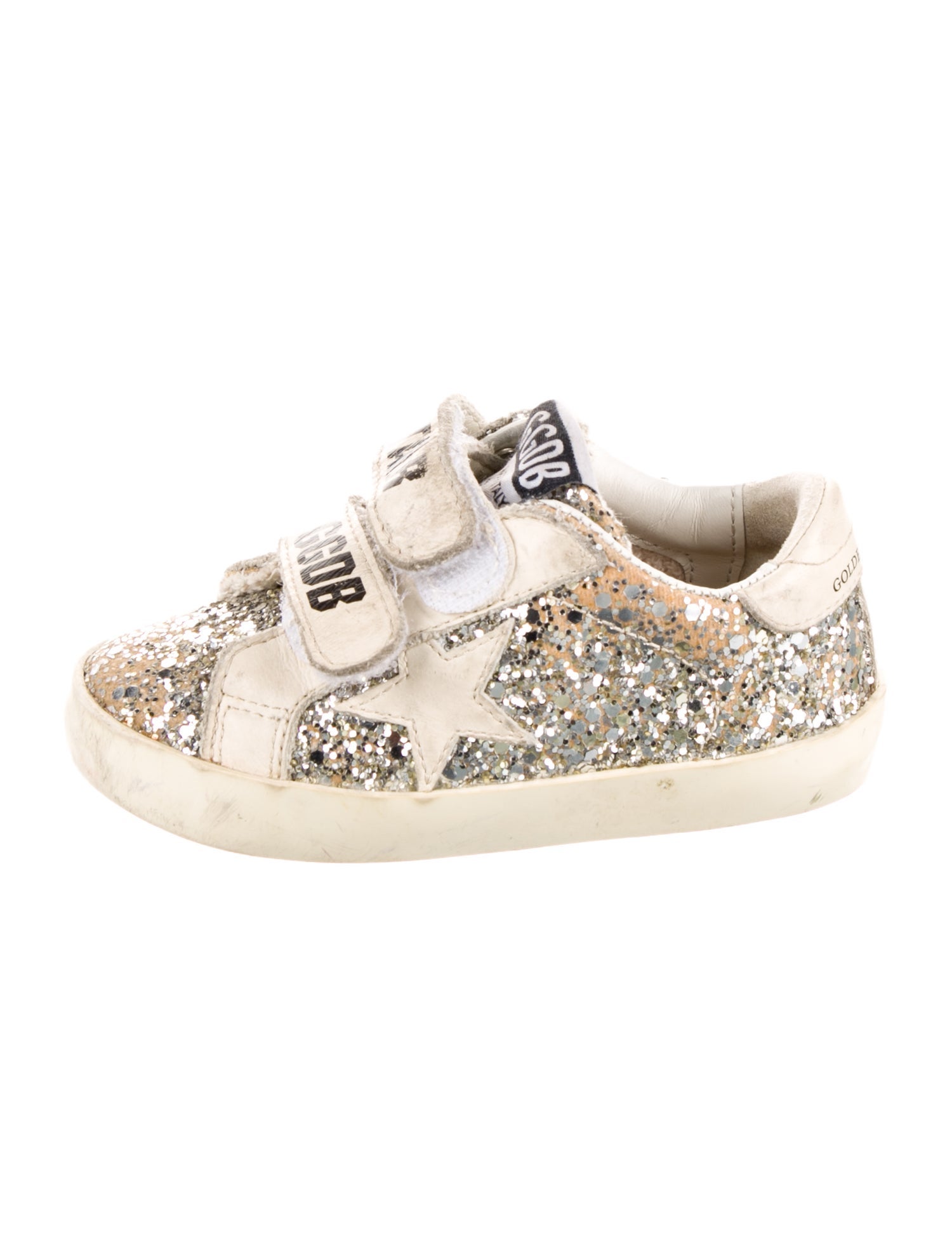 Golden Goose Toddler Girls' Glitter Accent Low Top Sneakers