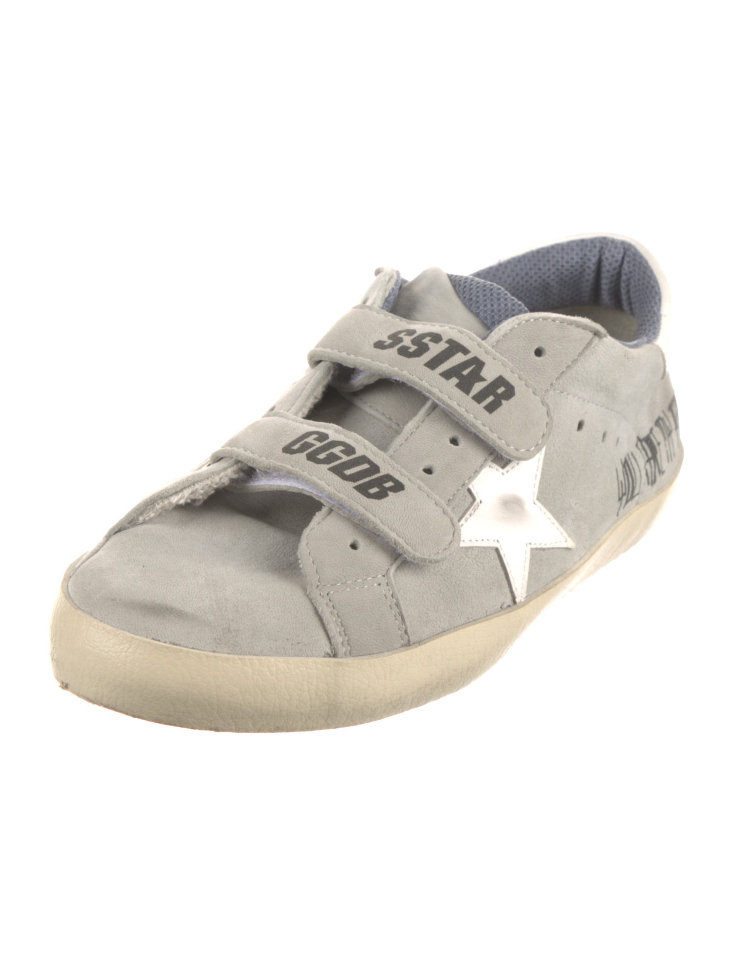 Golden Goose Leather Printed Sneakers