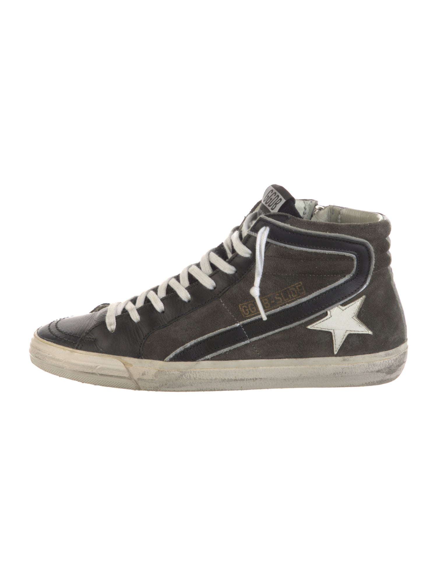 Golden Goose Suede Distressed Accents Sneakers