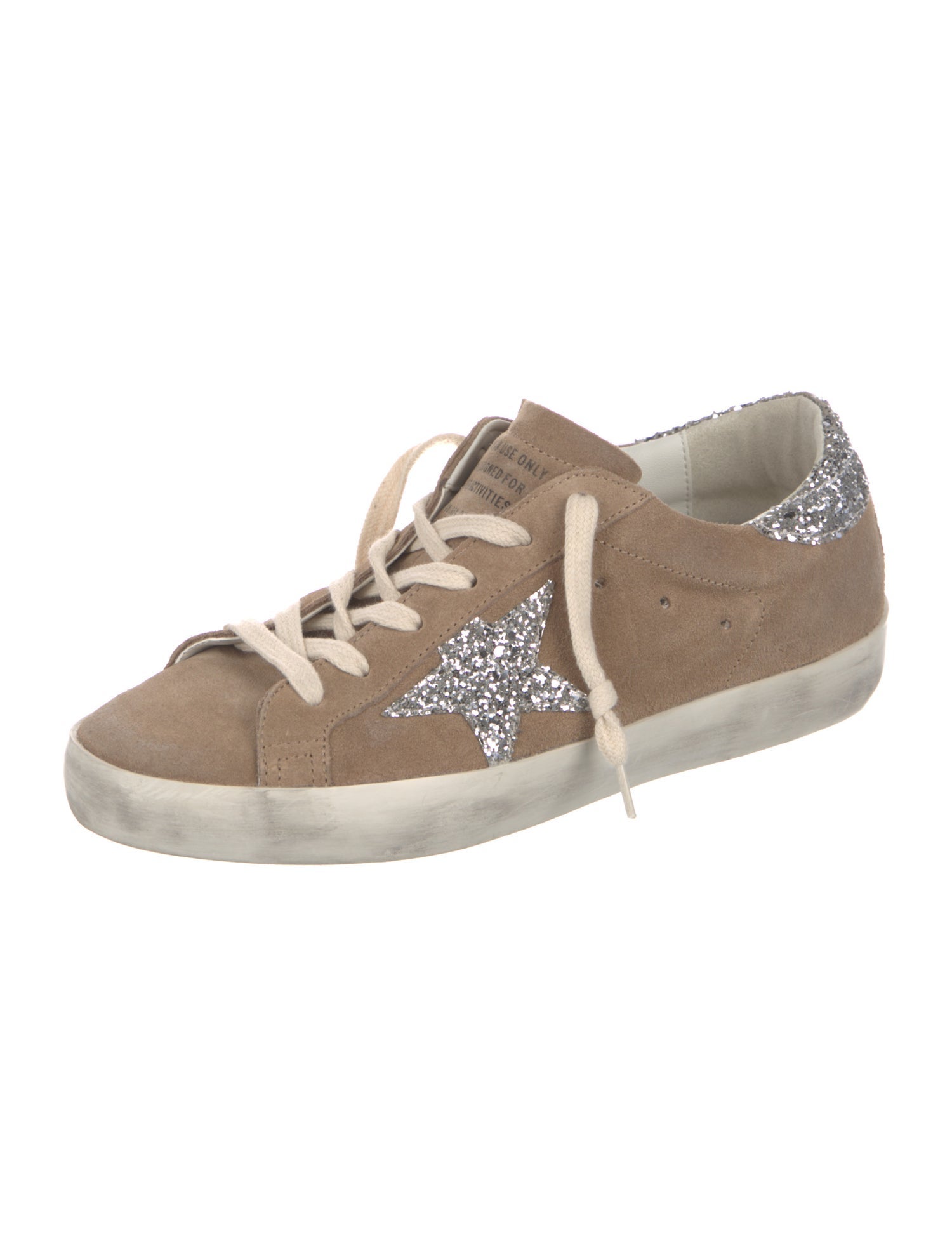 Golden Goose Suede Distressed Accents Sneakers