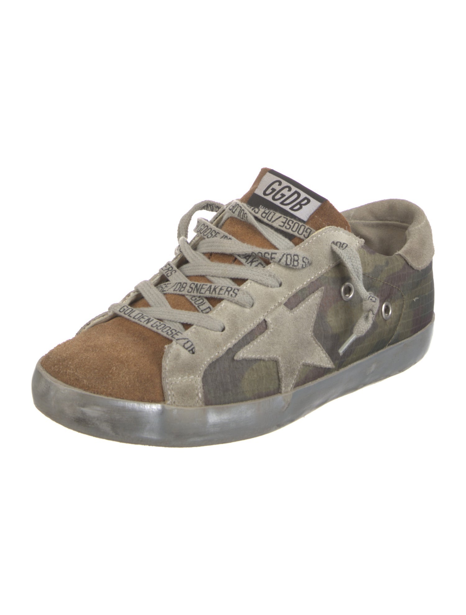 Golden Goose Suede Printed Sneakers