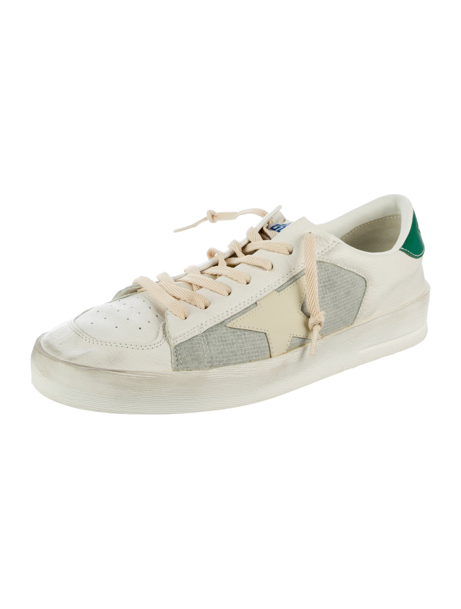 Golden Goose Leather Distressed Accents Sneakers