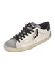 Golden Goose Leather Colorblock Pattern Sneakers