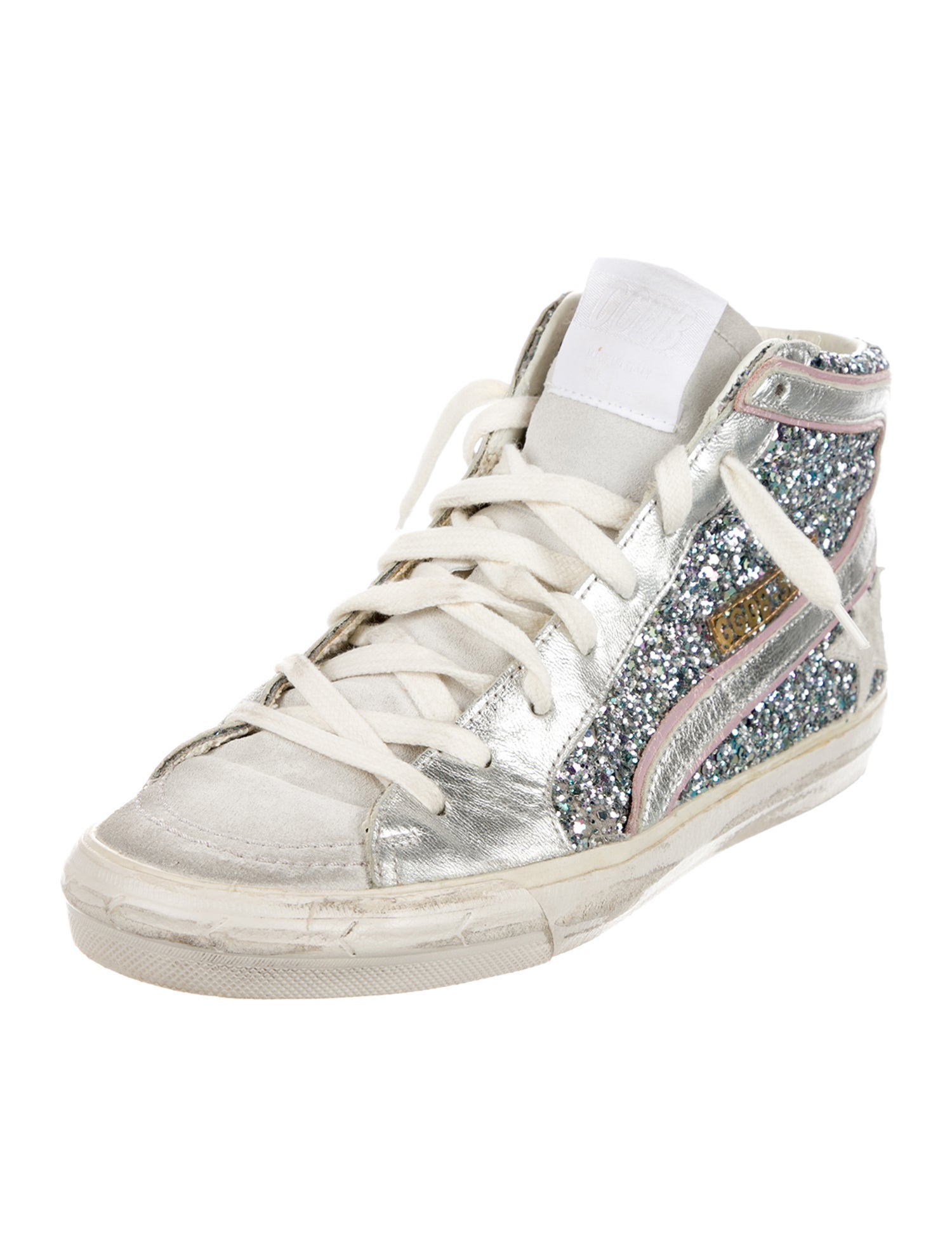 Golden Goose Glitter Glitter Accents Sneakers