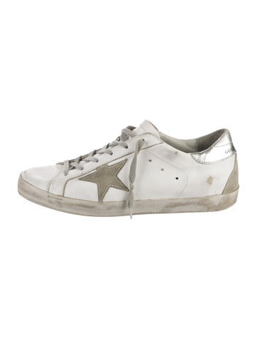 Golden Goose Sneakers Leather Graphic Print IT 40 | 10