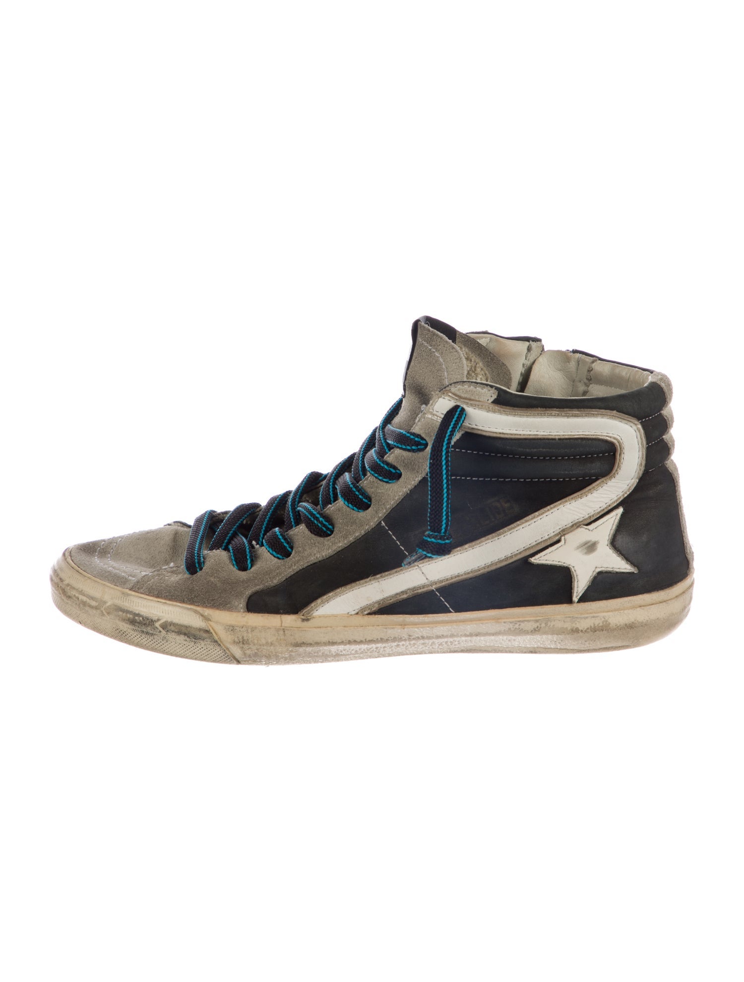 Golden Goose Suede Printed Sneakers