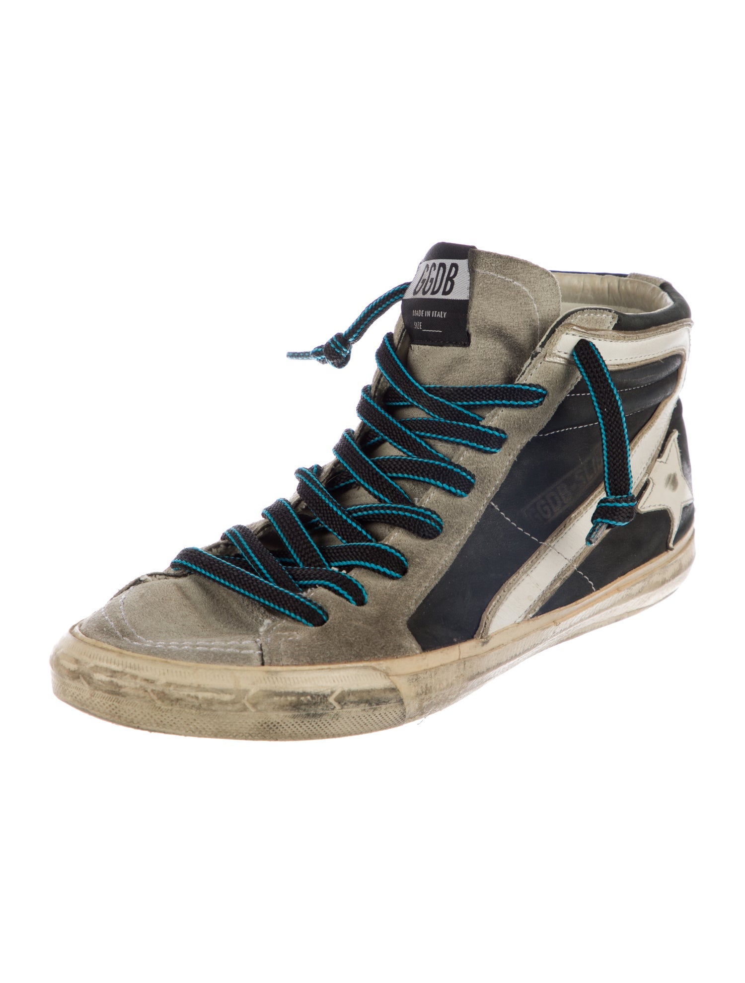 Golden Goose Suede Printed Sneakers