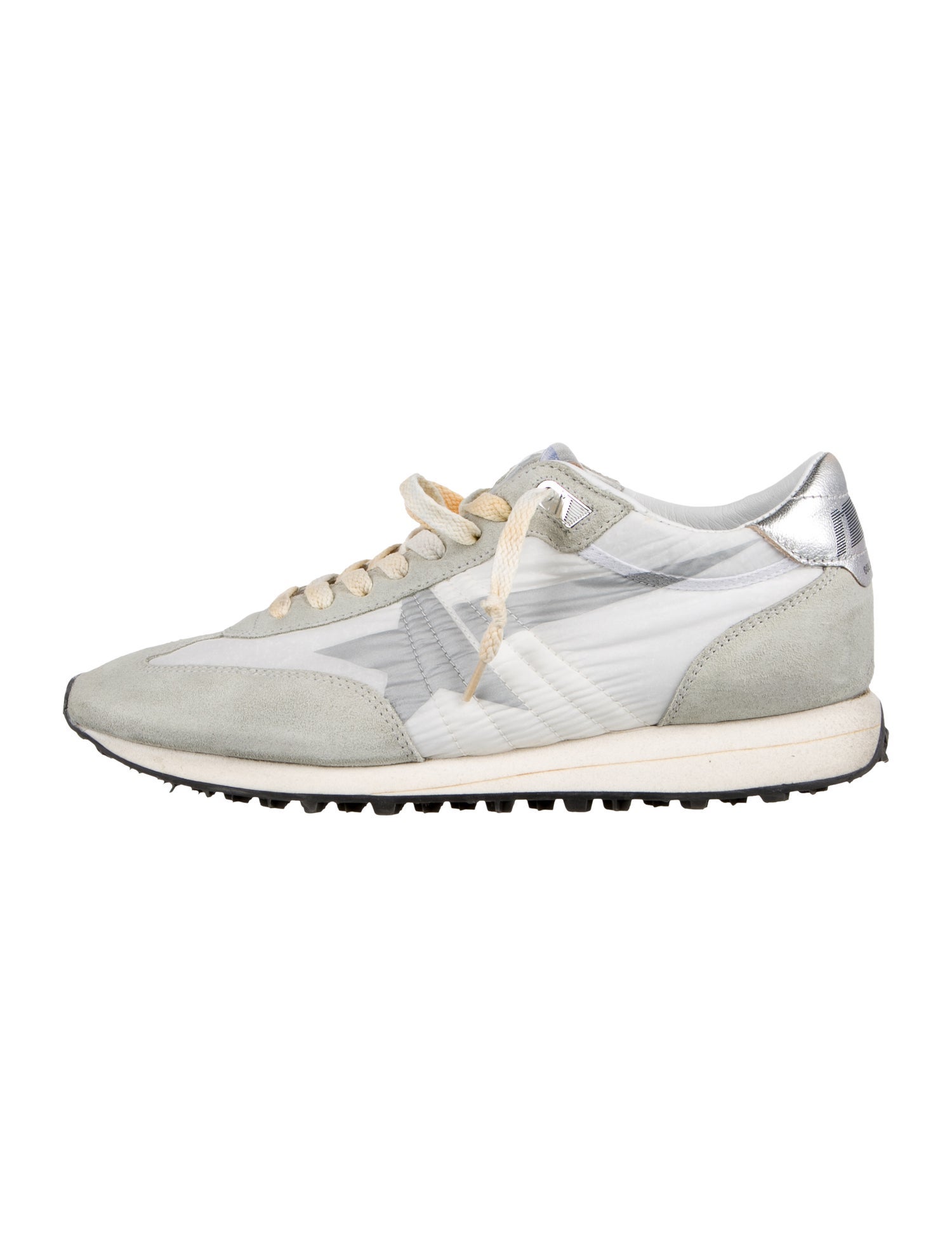 Golden Goose Nylon Printed Athletic Sneakers