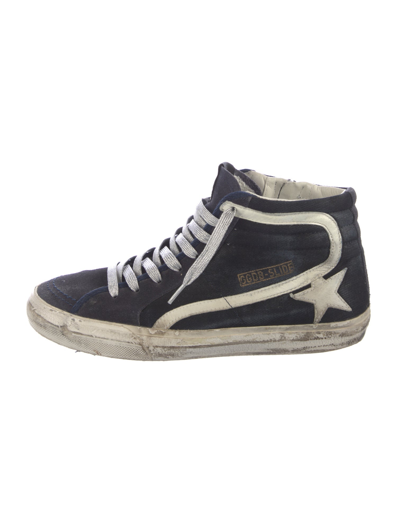 Golden Goose Suede Printed Sneakers
