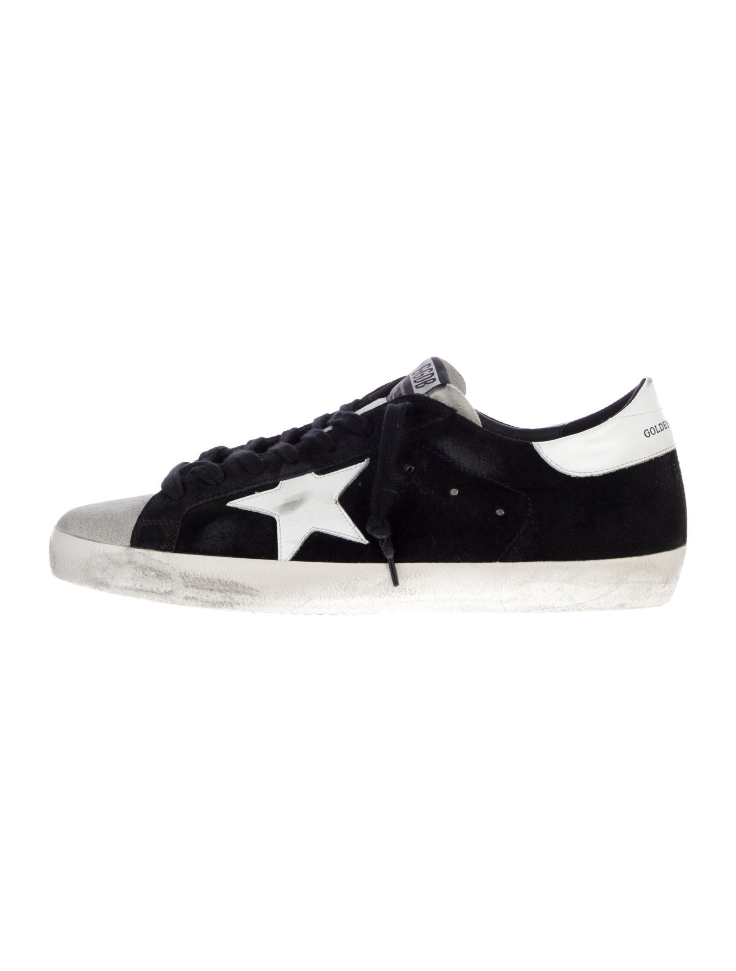 Golden Goose Suede Distressed Accents Sneakers