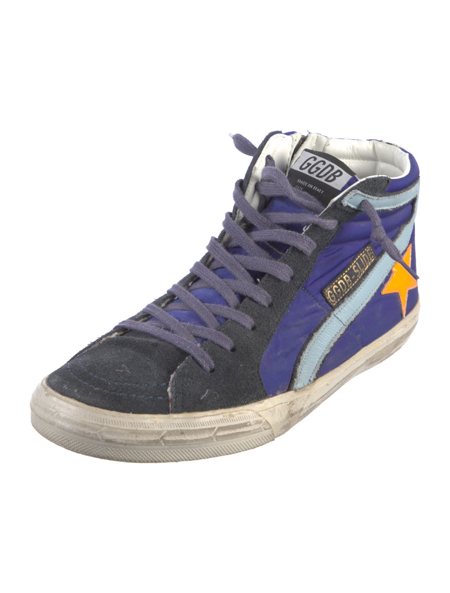 Golden Goose Suede Printed Sneakers