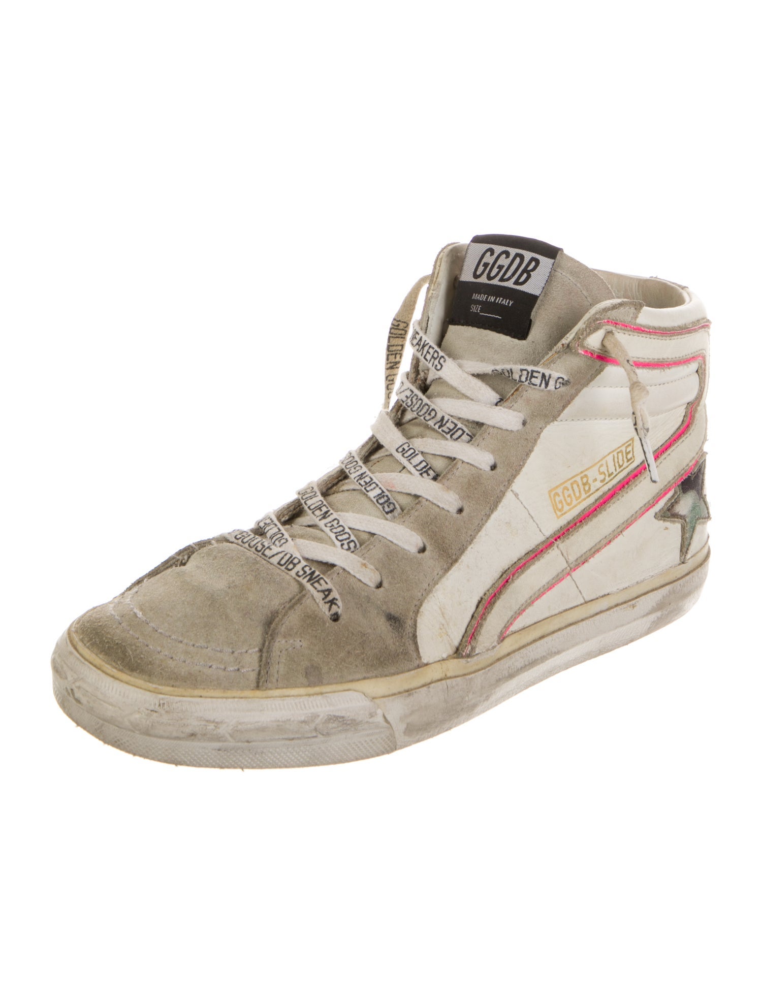Golden Goose Suede Printed Sneakers