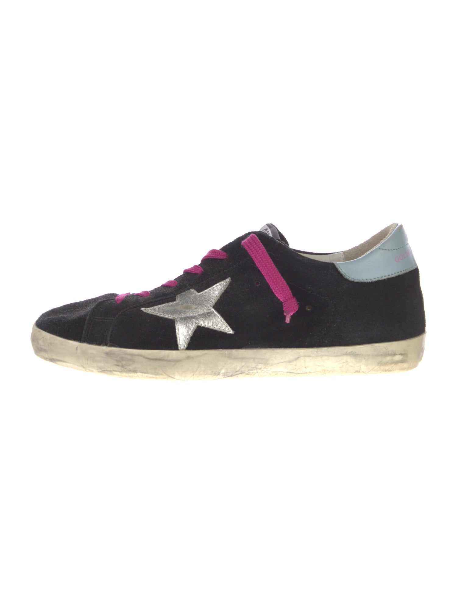 Golden Goose Suede Printed Sneakers