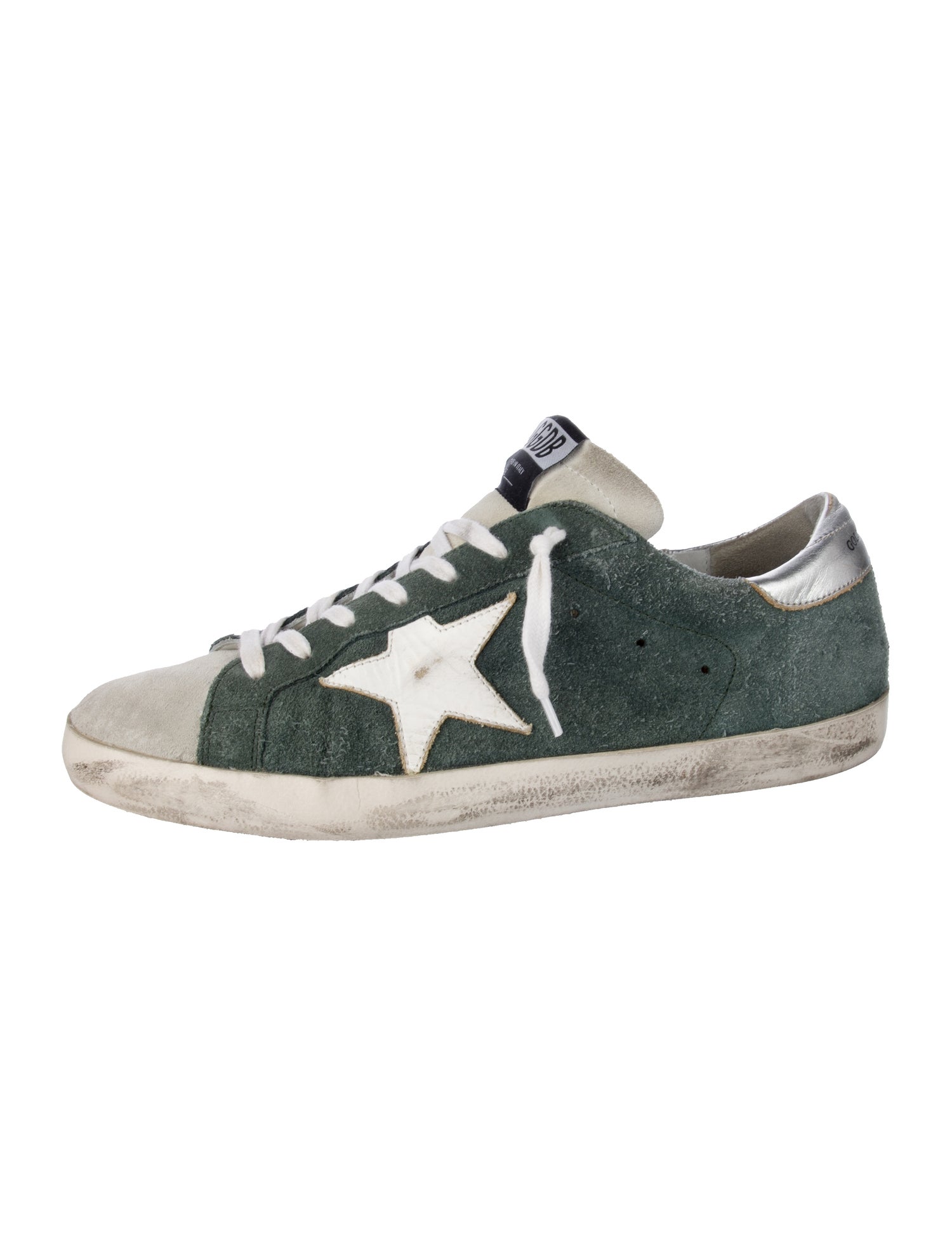 Golden Goose Suede Printed Sneakers