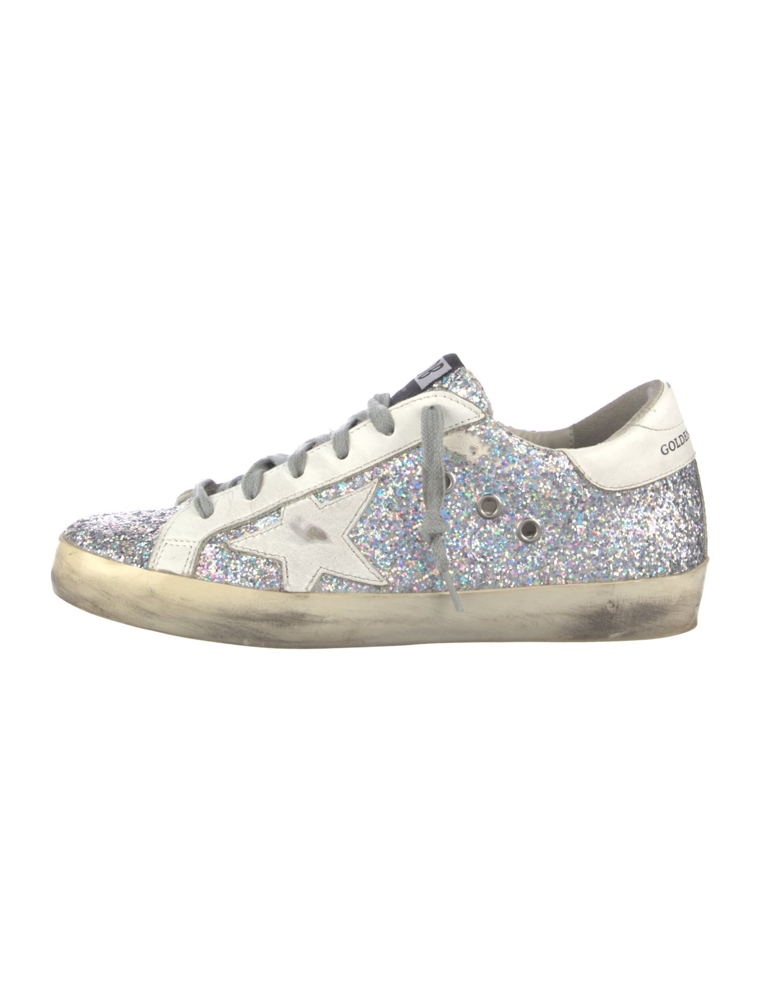 Golden Goose Glitter Glitter Accents Sneakers