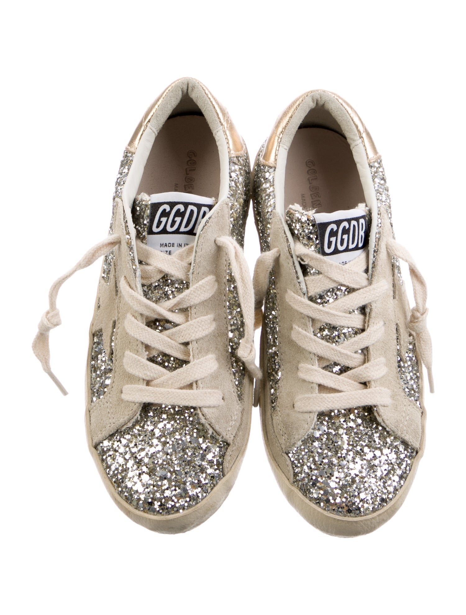 Golden Goose Glitter Low Top Sneakers