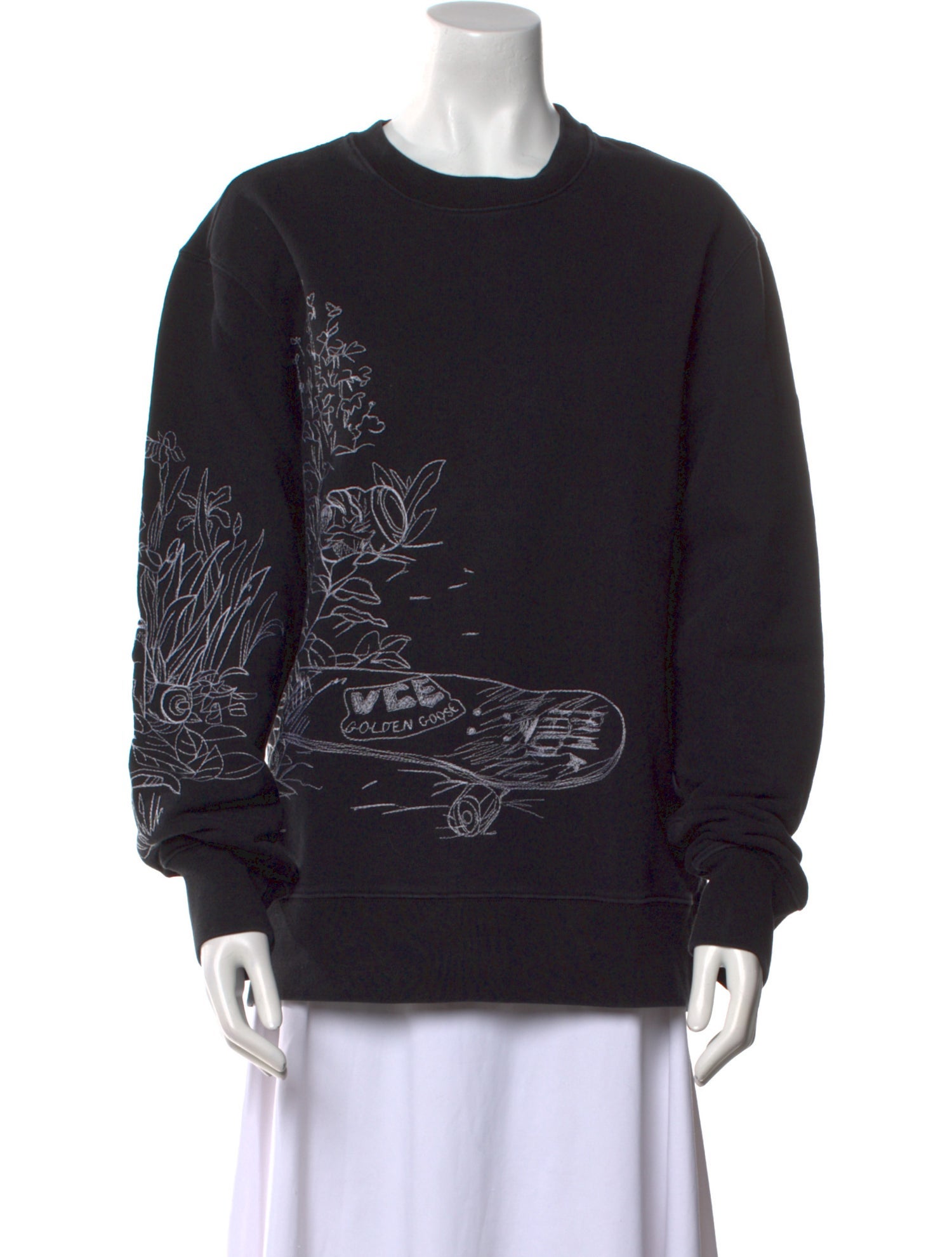 Golden Goose Crew Neck Long Sleeve Sweatshirt
