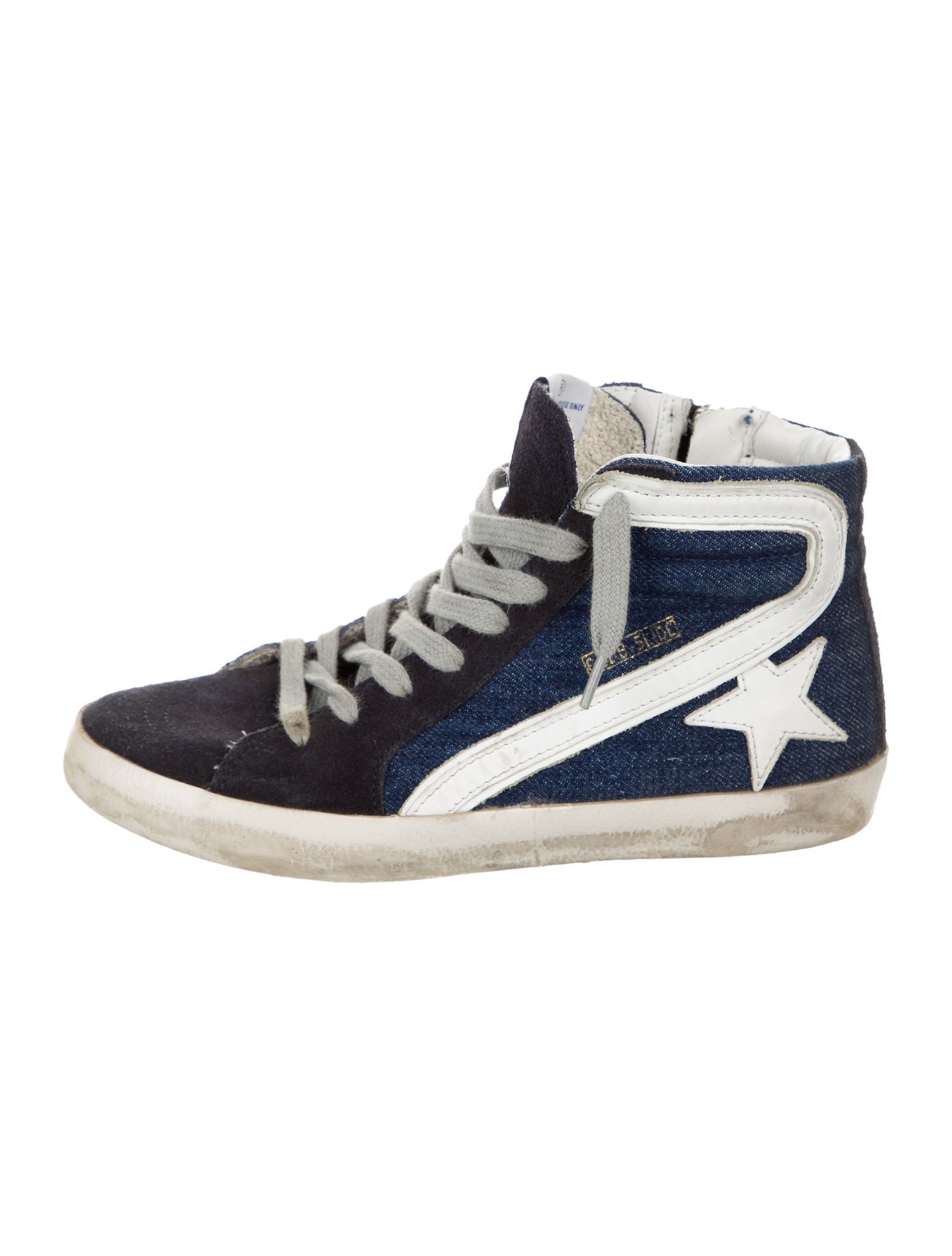 Golden Goose Boys' Logo Print High Top Sneaker