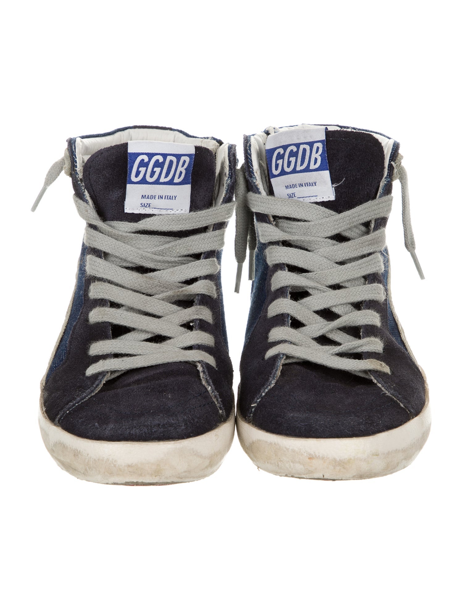 Golden Goose Boys' Logo Print High Top Sneaker